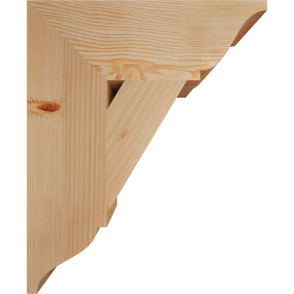 Ekena Millwork BKT06X18X22TRA01SDF Exterior-Brackets-Braces - View #3