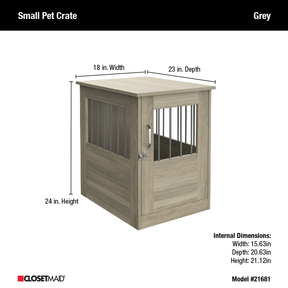 Closetmaid Extra Small Composite Dog Cat Crate Indoor (1.92-ft L X 1.5 