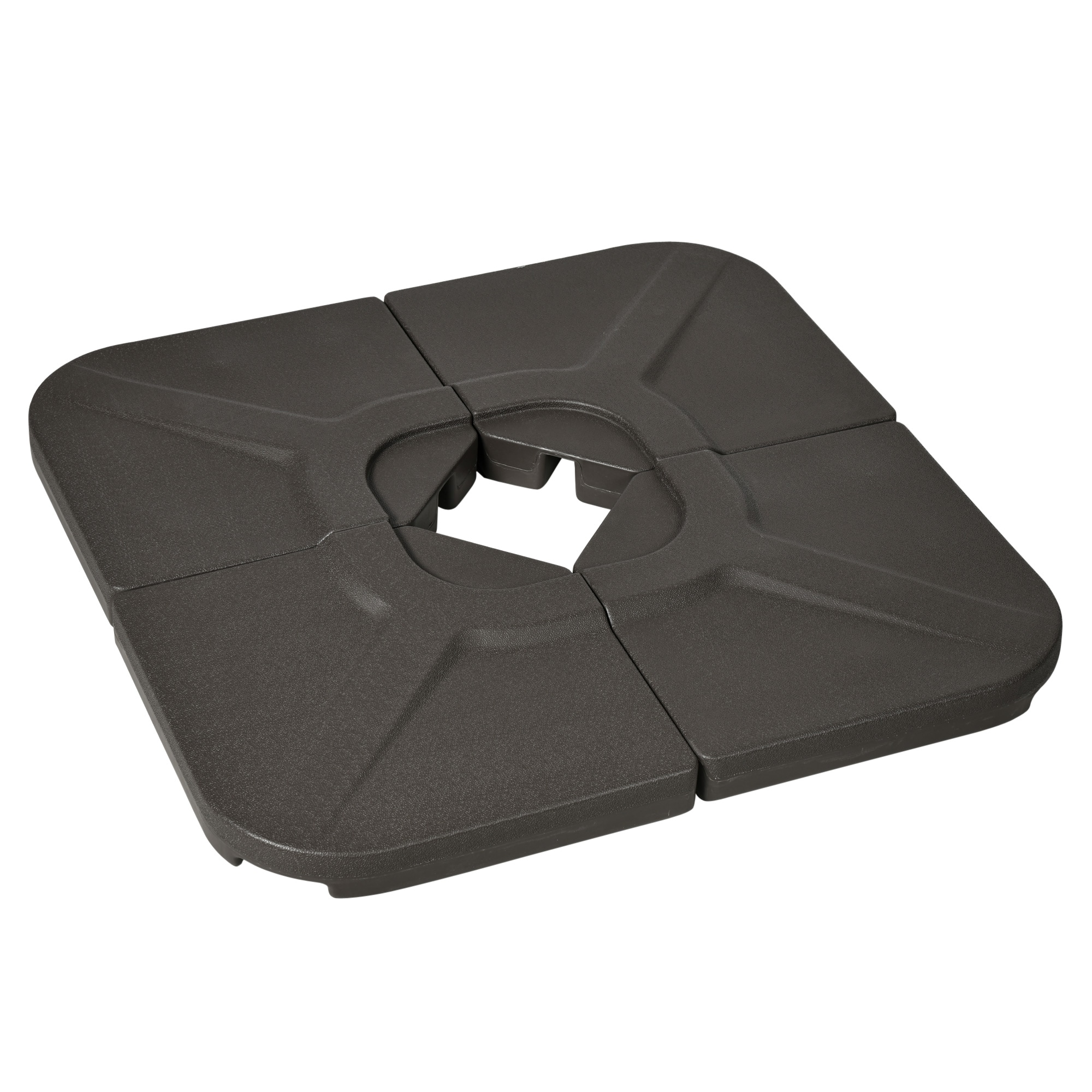 Kahomvis AOS-QP109-522 Cantilever Patio Umbrella Base Brown Patio Umbrella Base
