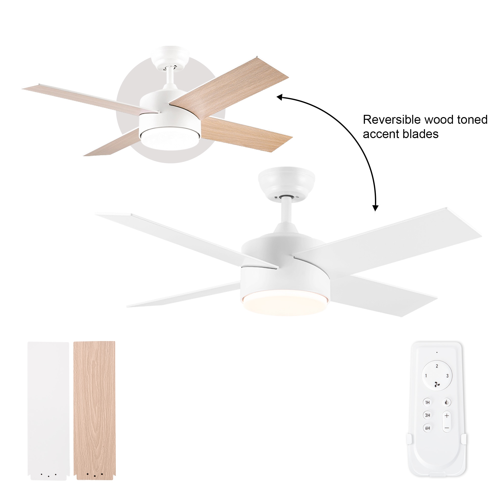YUHAO LSAC1084WH44 Ceiling-Fans - View #2