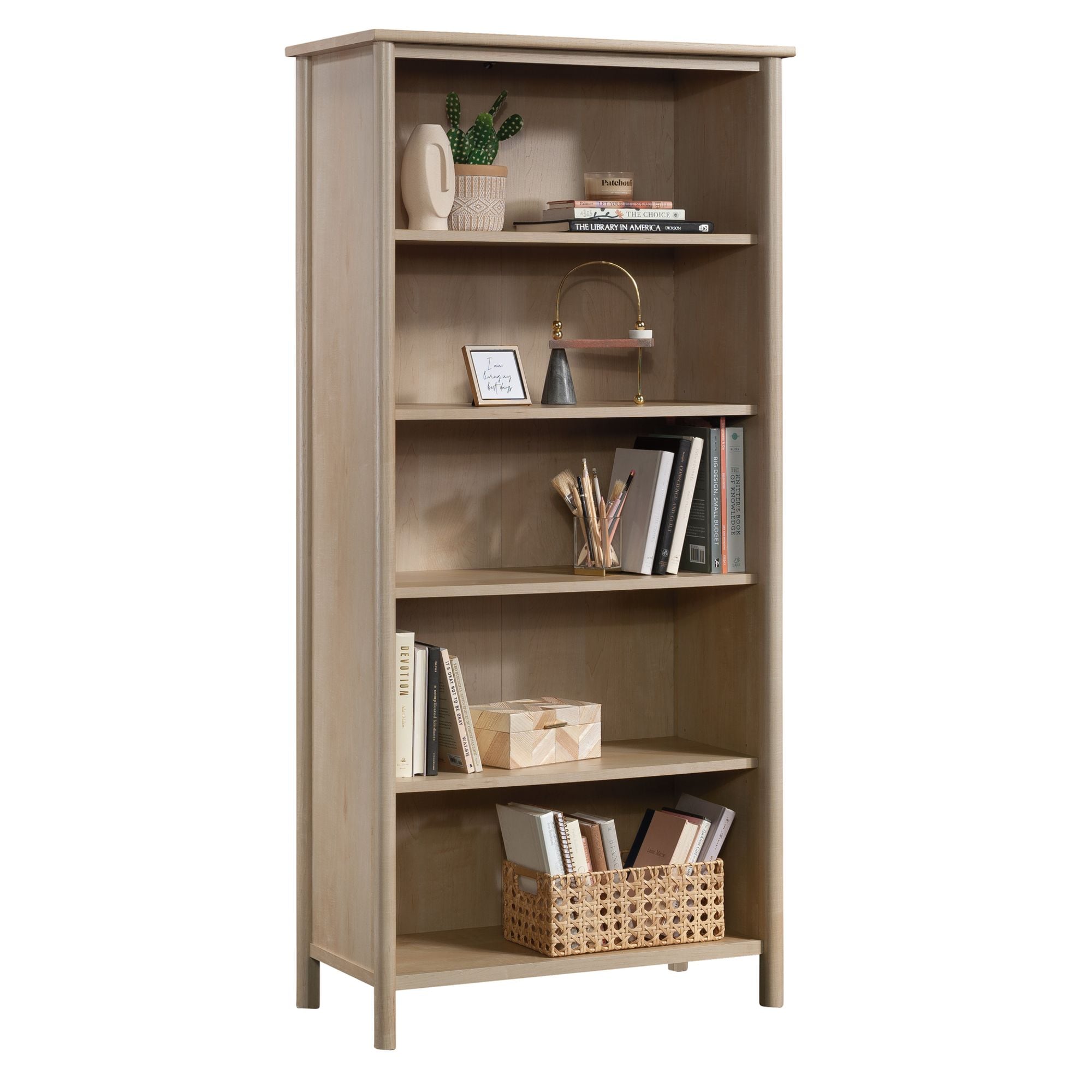 Whitaker Point Commercial Office Bookcase Natural Maple finish