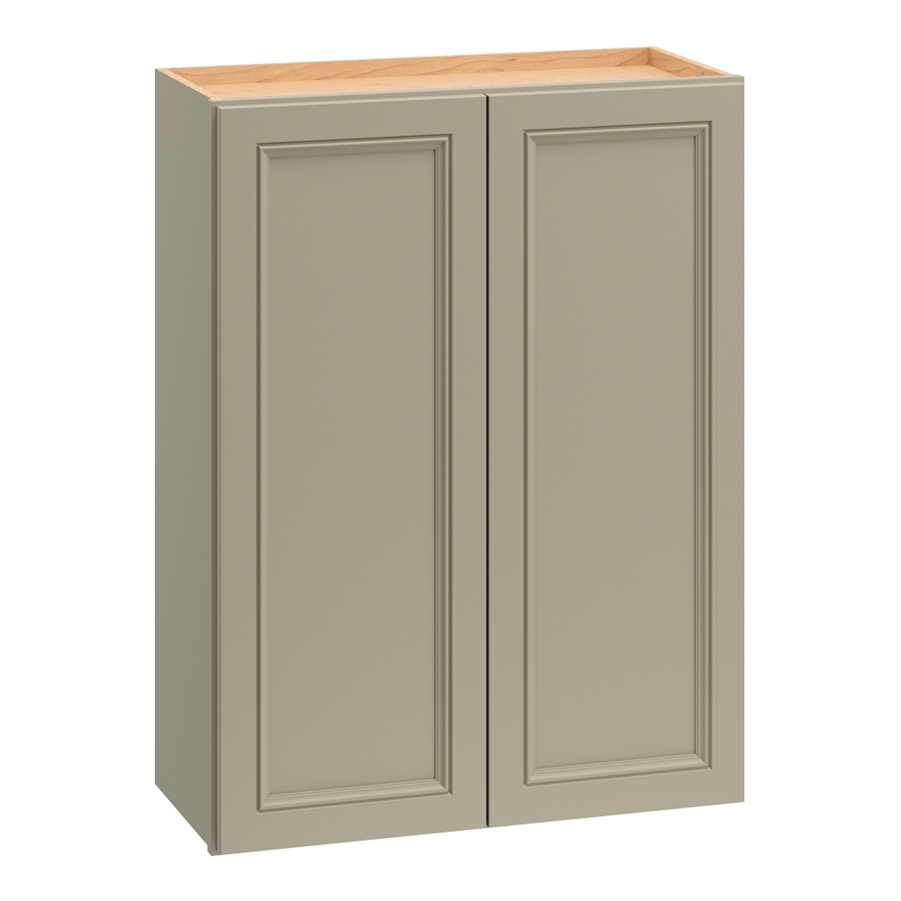 Diamond NOW G15 W2736B Wintucket 27-in W x 36-in H x 12-in D Cloud Gray Wall Fully assembled Cabinet (Recessed Panel Square)