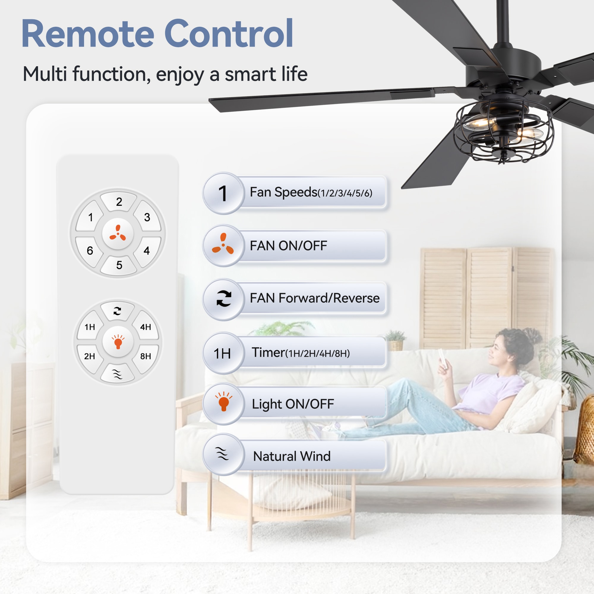 Breezary 35058-BK Ceiling-Fans - View #7