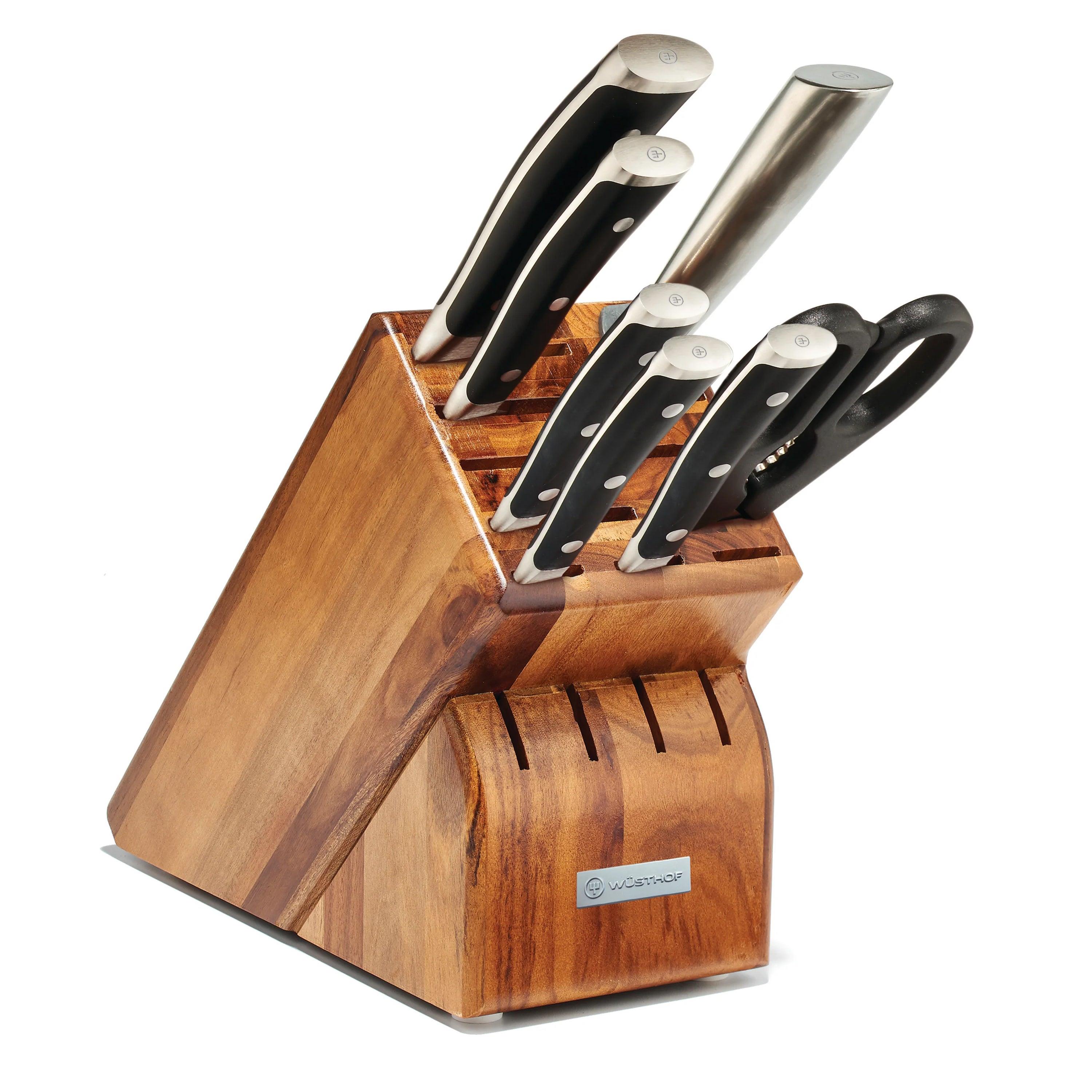 8-Piece Knife set with Block Stainless Steel | - WUSTHOF 1090370807