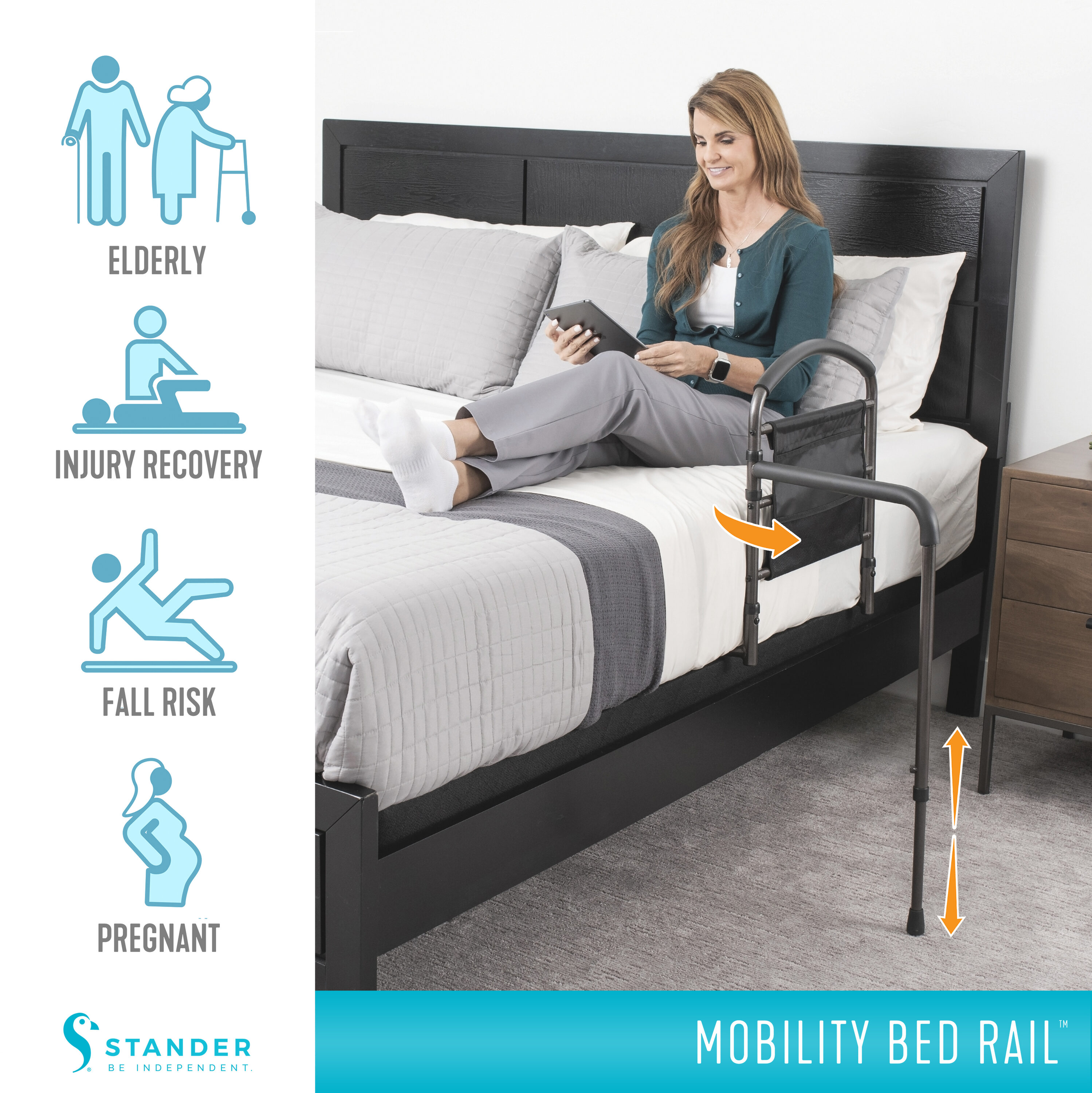 Stander 5850 Bed-Rails - View #5