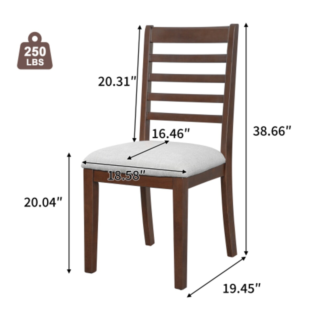 Dacicica N752P436724D-WR-9.2 Dining-Chairs - View #2