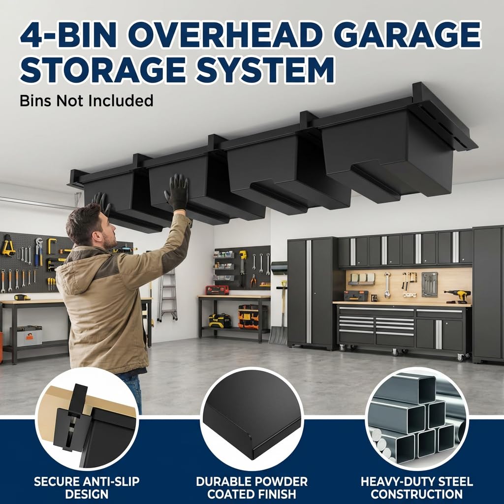 AOIZGMY LAZ0819Z031 Overhead-Garage-Storage - View #4