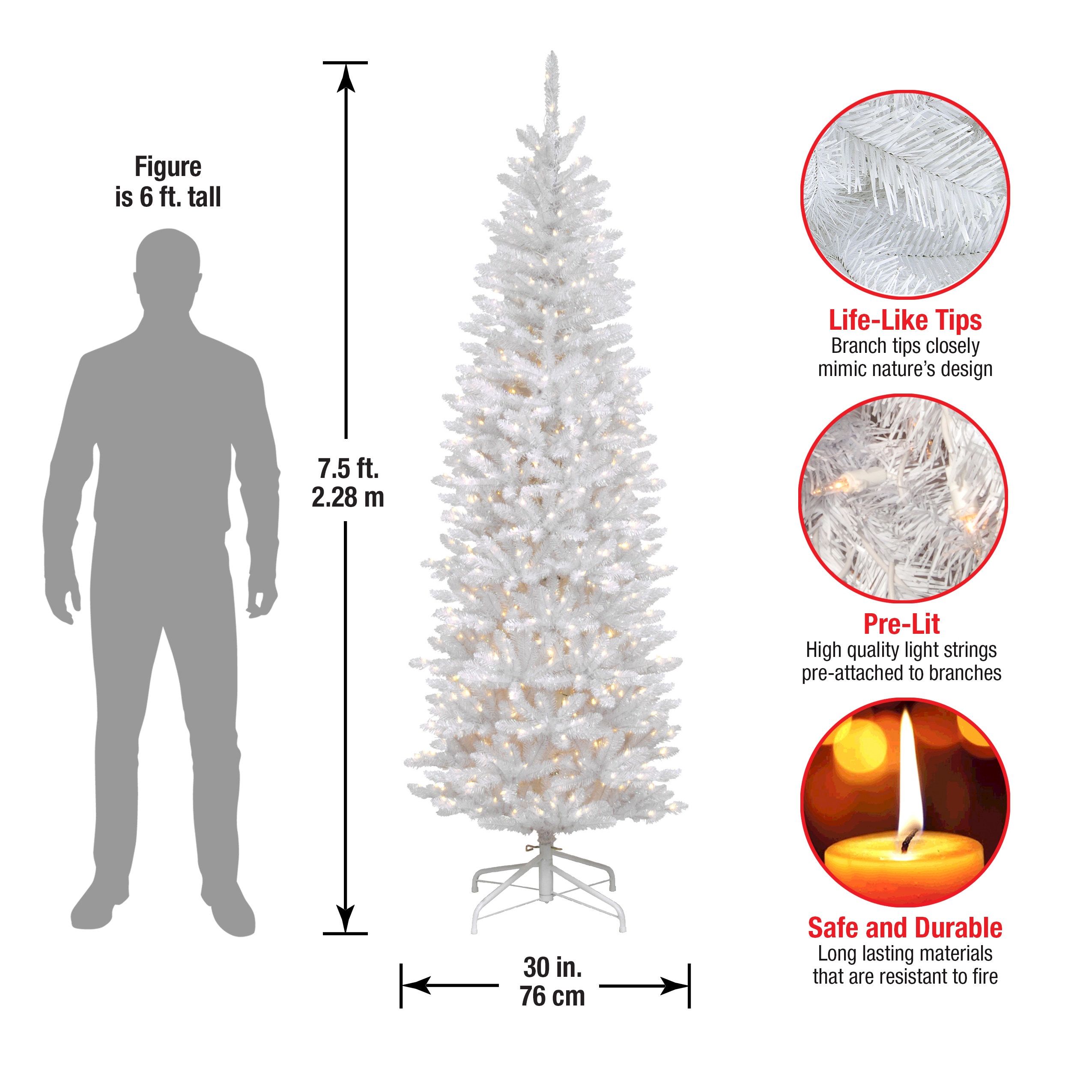 National Tree Company KWW7-300-75 Artificial-Christmas-Trees - View #5