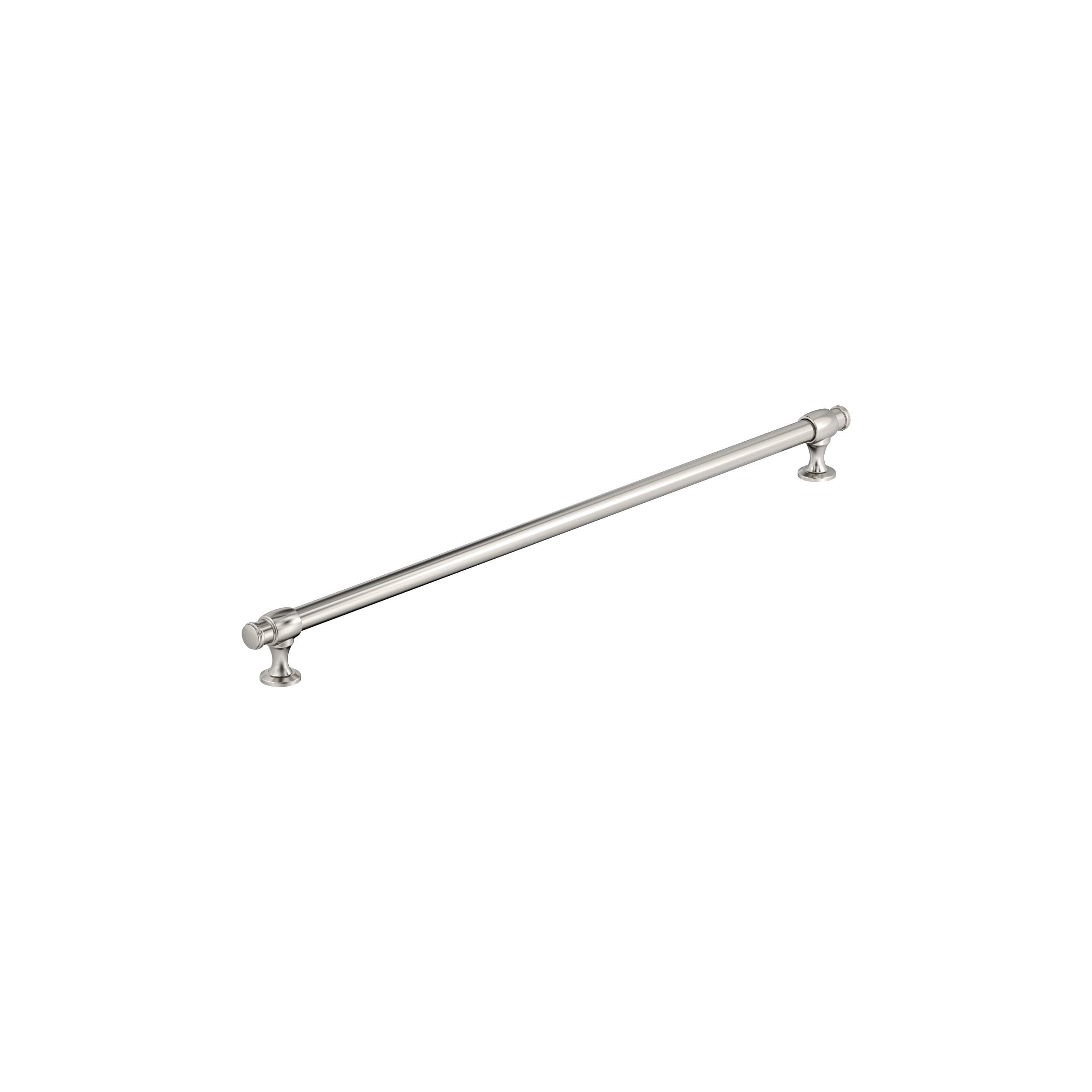 Amerock BP54067PN Winsome 24-in , 608mm Center to Center Polished Nickel Cylindrical Bar For Use on Appliances Drawer Pulls