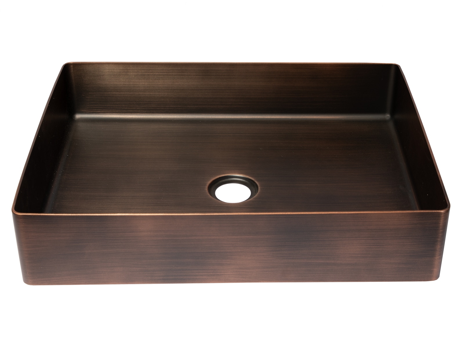 Eden Bath EBSS002BZ Stainless steel Vessel Rectangular Modern Bronze Bathroom Sink with Drain Included ( 14.6-Inches x 18.9-Inches )