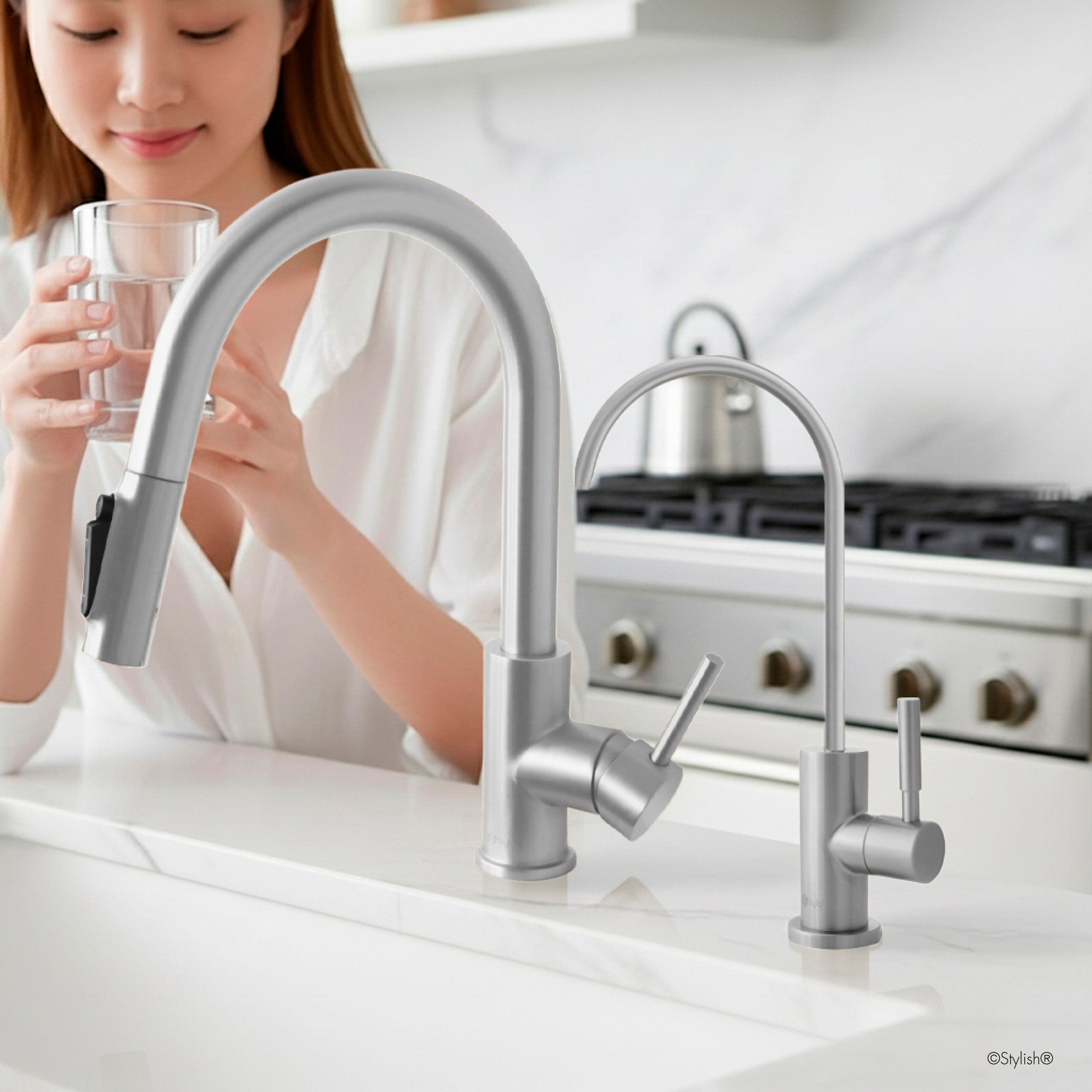 Stylish K-142S Kitchen-Faucets - View #2