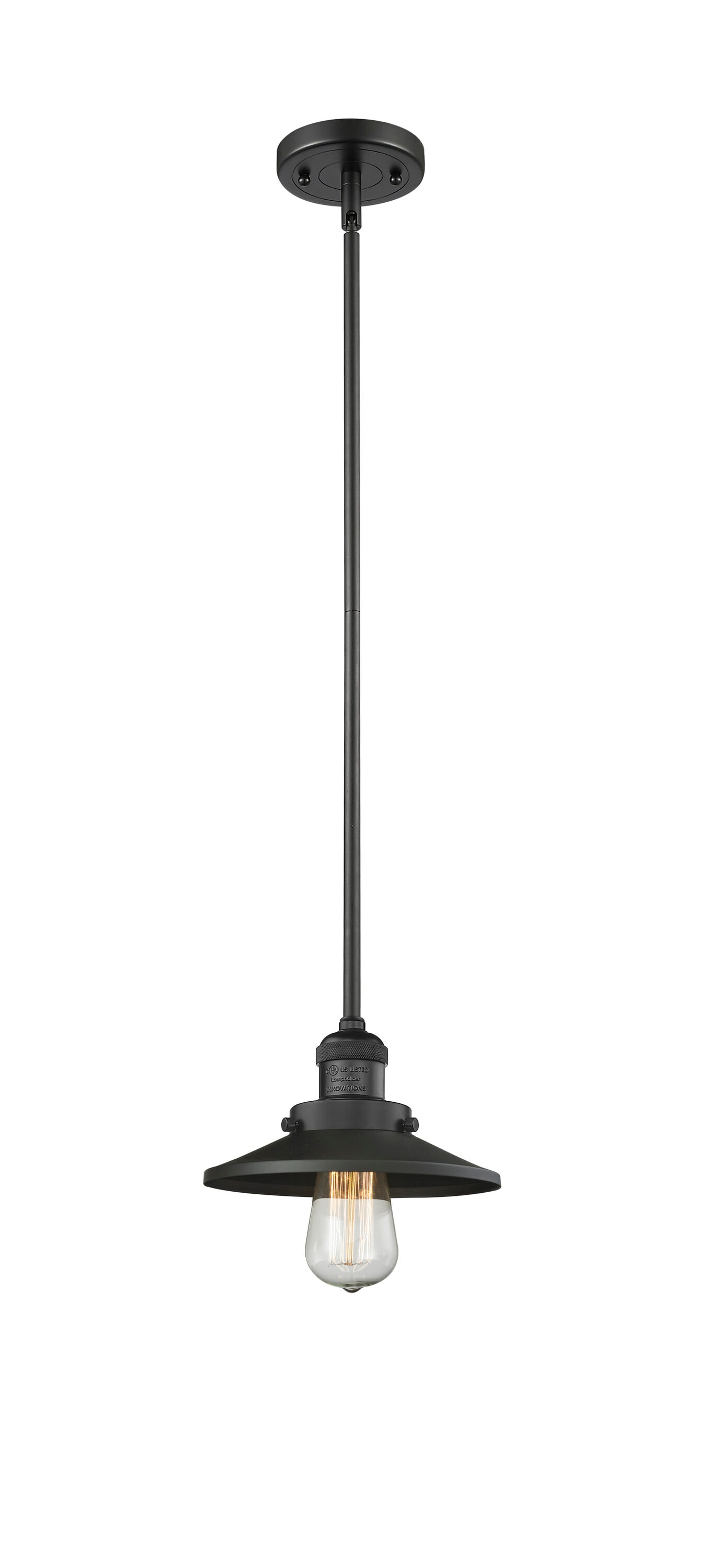 Matte Black Mini Pendant Light with Adjustable Stems