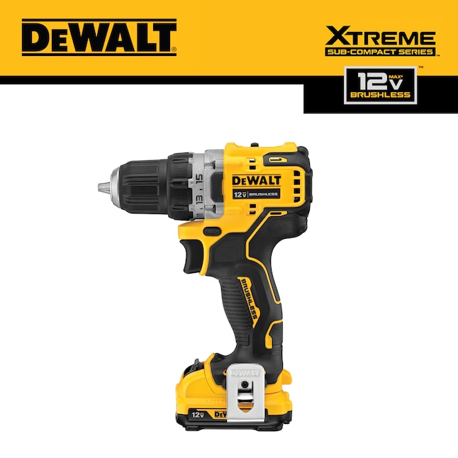 DEWALT XTREME 12-volt Max 3/8-in Keyless Brushless Cordless Drill in the  Drills department at