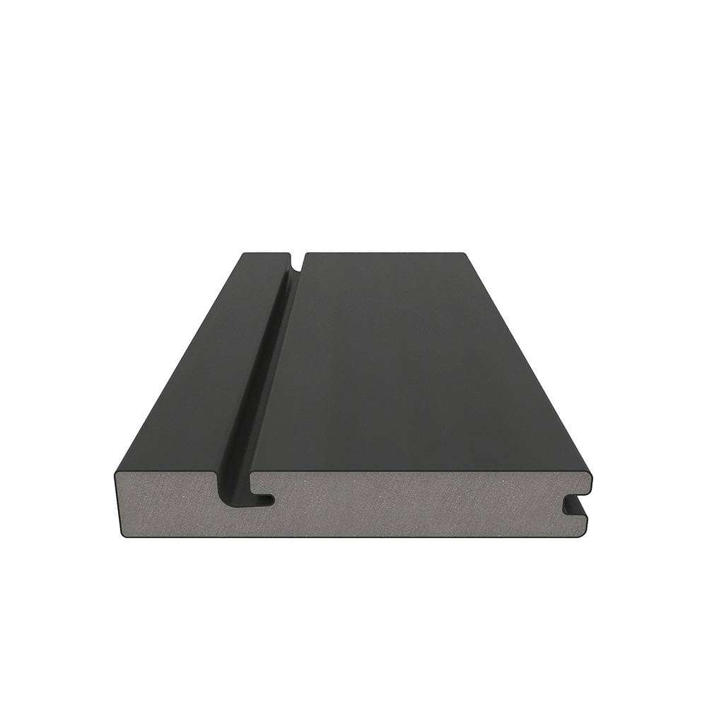 NewTechWood Columbus Hybrid Board 1-in x 6-in x 8-ft Hawaiian Charcoal Grooved Composite Deck Board