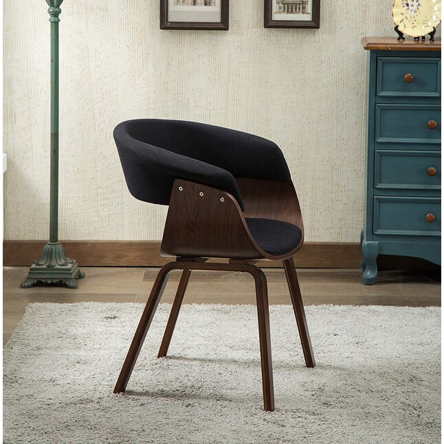 Clihome Dining Chair Contemporary Modern Polyester Blend Upholstered Arm Wood Frame In The Chairs Department At Com Clihome Dining Chair Contemporary, Upholstery Dining Arm Chair