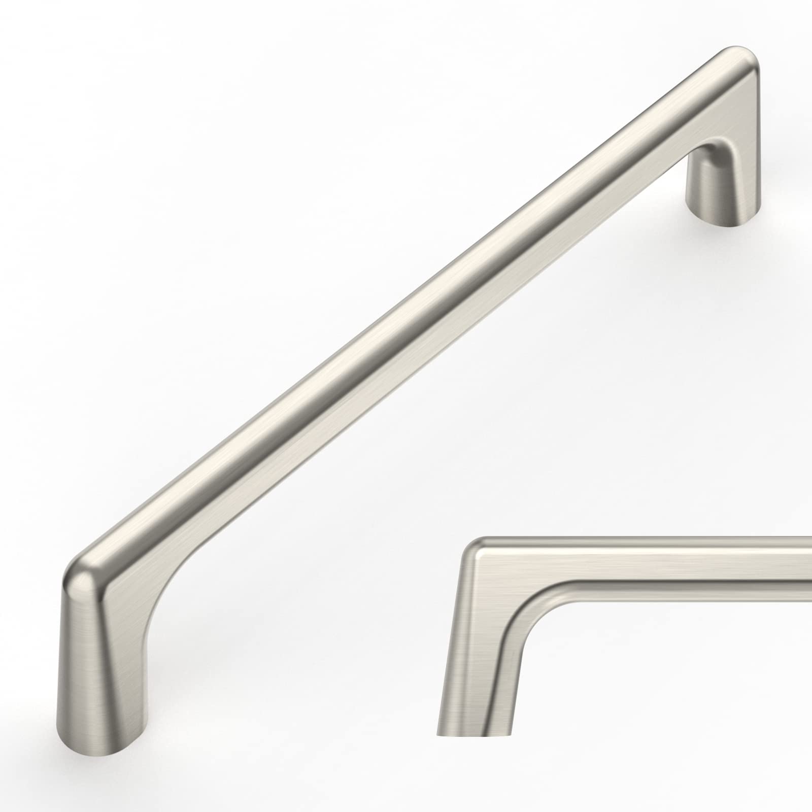 TNSO Brushed Satin Nickel 5 Inch Hole Center 30 Pack Cabinet Pulls Long Lasting Easy Install Wide Application Multiple #5749848499229