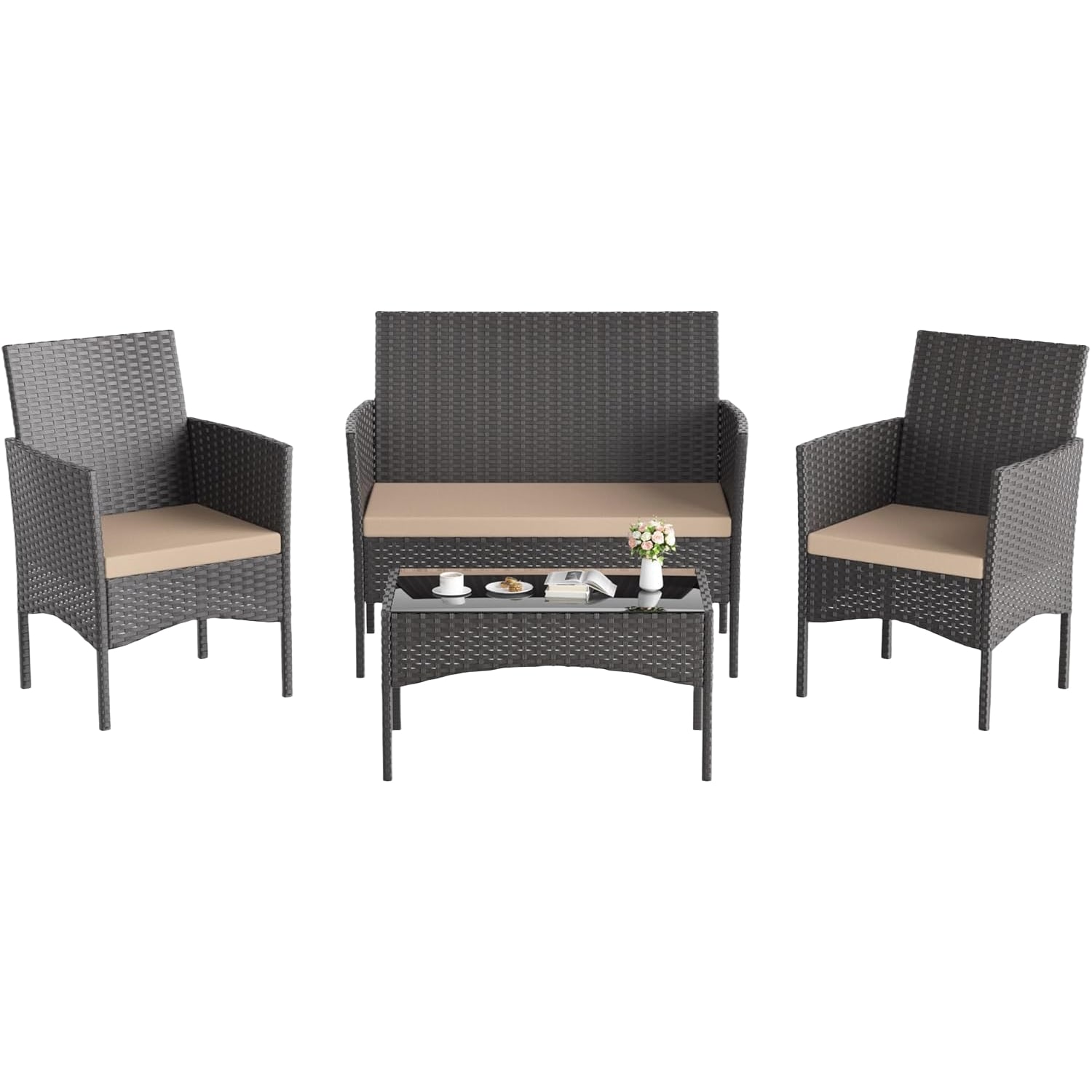 ALAULM LS-630-SJT-SAND Patio-Conversation-Sets - View #2