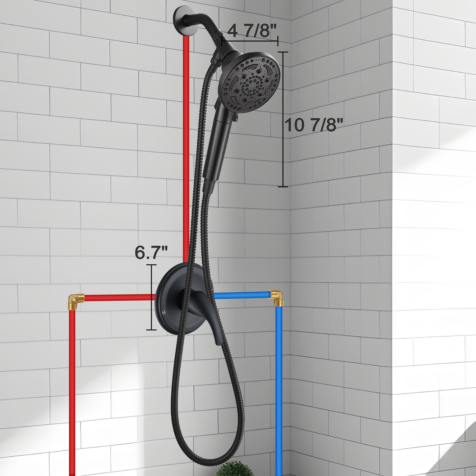 Cobbe LSSFK0107B Tub-Shower-Faucets - View #2