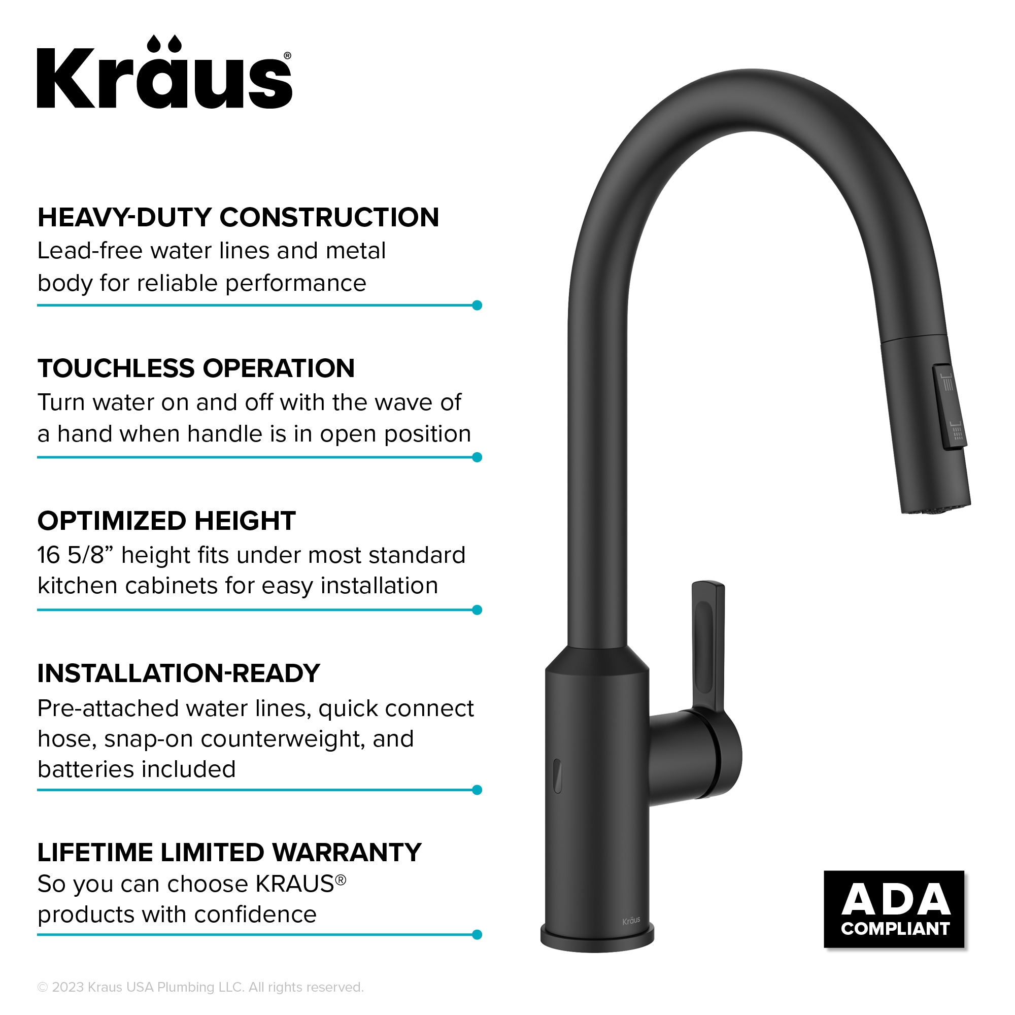 Kraus KSF-2830MB Kitchen-Faucets - View #15