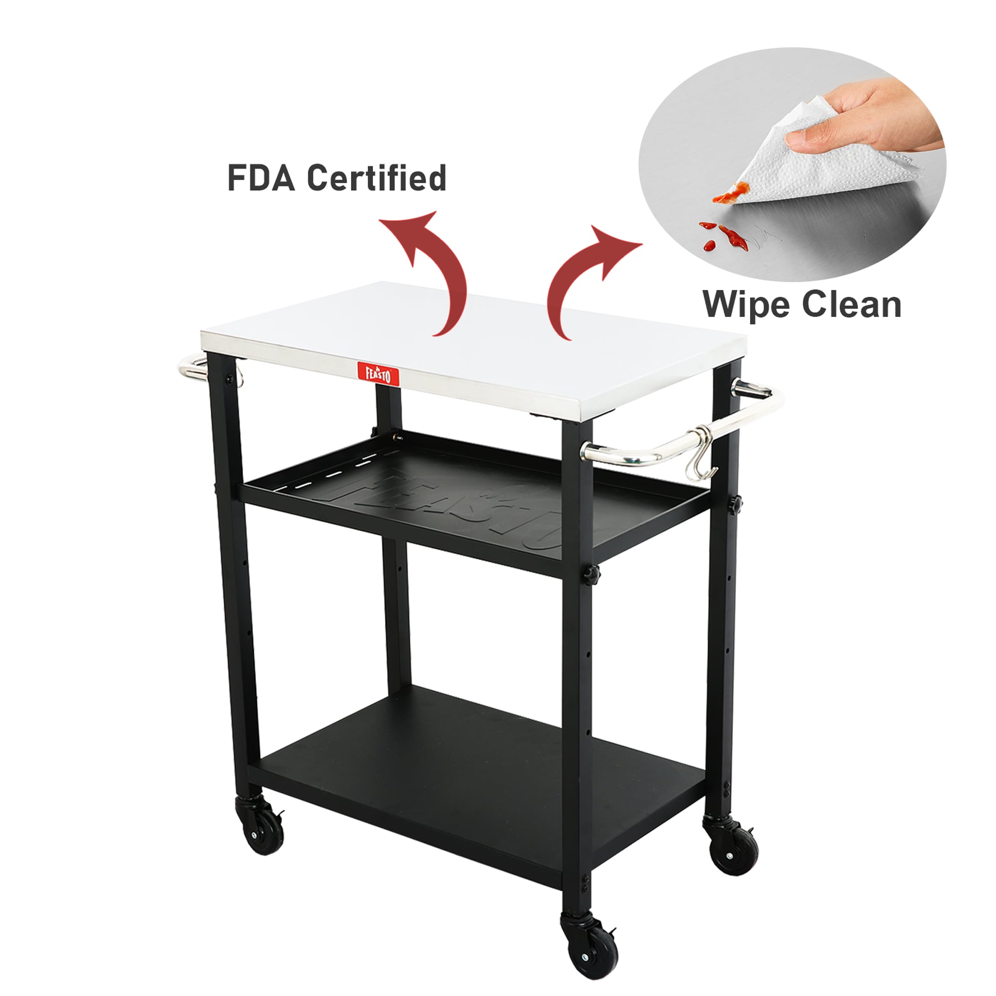 Feasto 161266E Grill-Carts-Grill-Stands - View #7