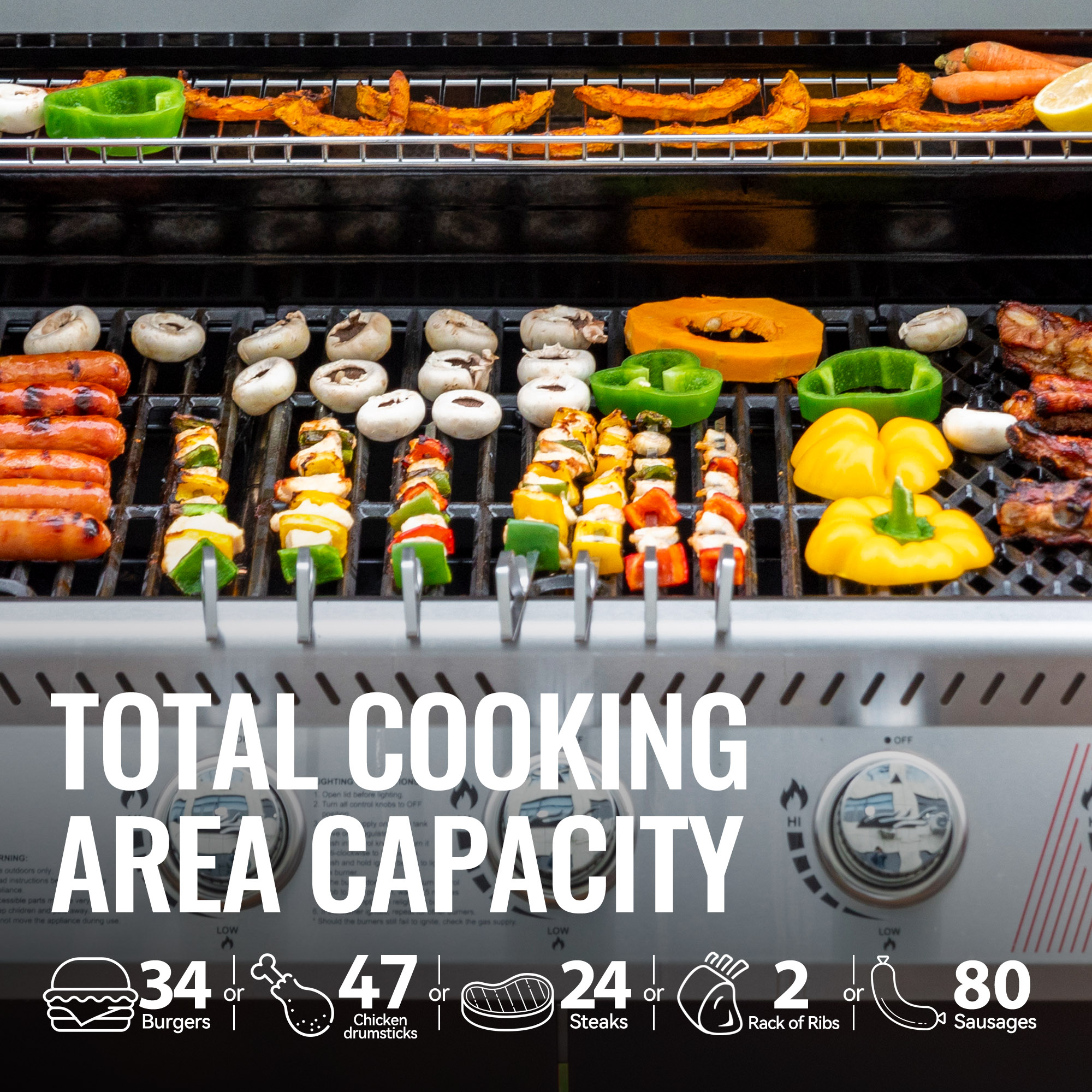 Royal Gourmet GA5404G Gas-Grill - View #4