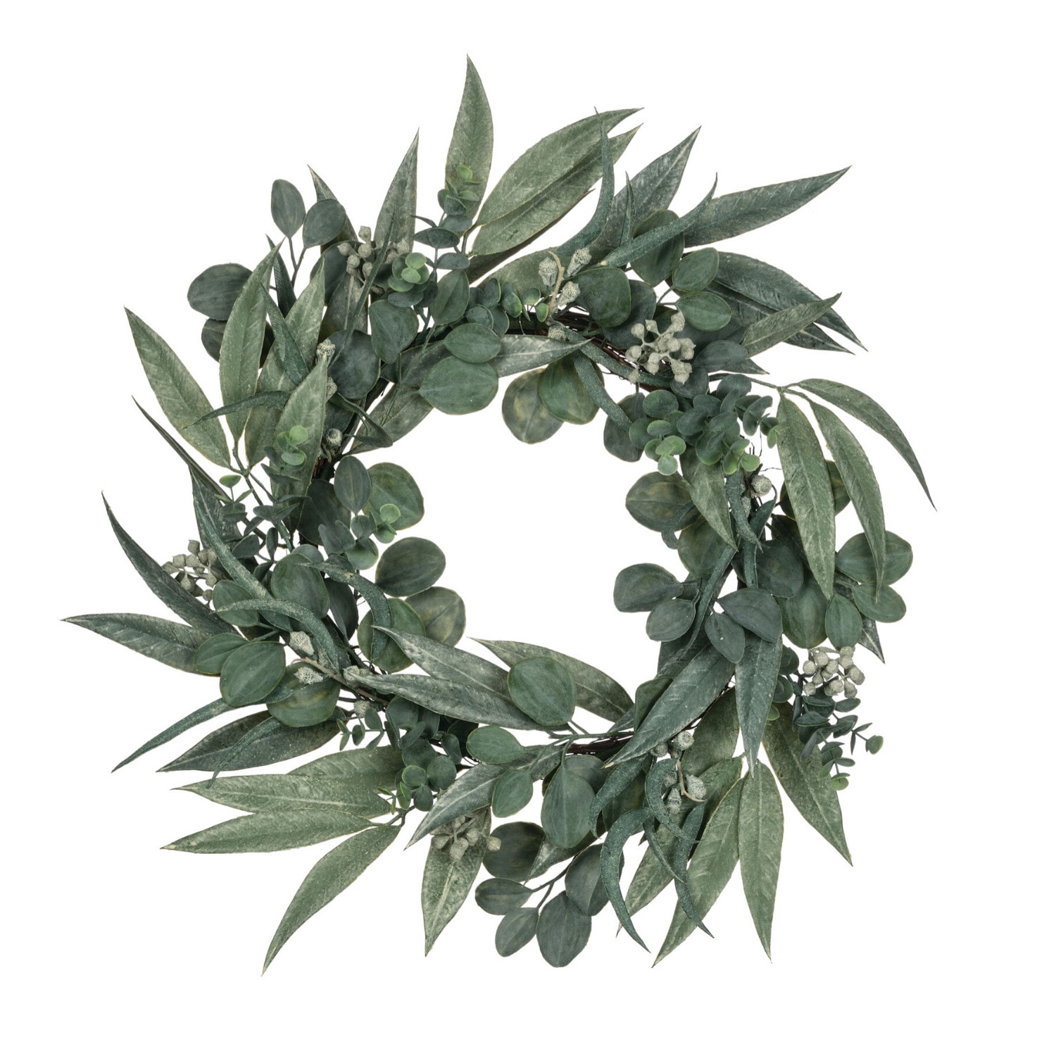 Sullivans CEUCWR 24-Inches Green Indoor/Outdoor Hanging Eucalyptus Artificial wreath