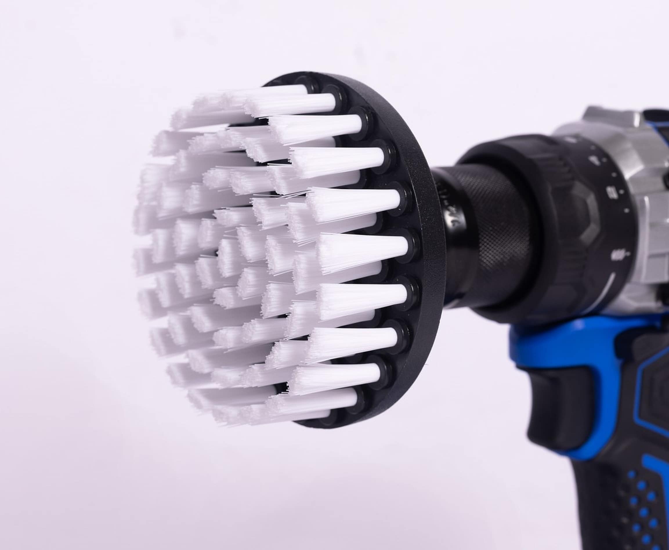 Diamond Shine Drill Brush Nylon Scrub Brush - 5-in Diameter, Extended Reach  Attachment, Fits Most Corded/Cordless Drills in the Kitchen Brushes  department at