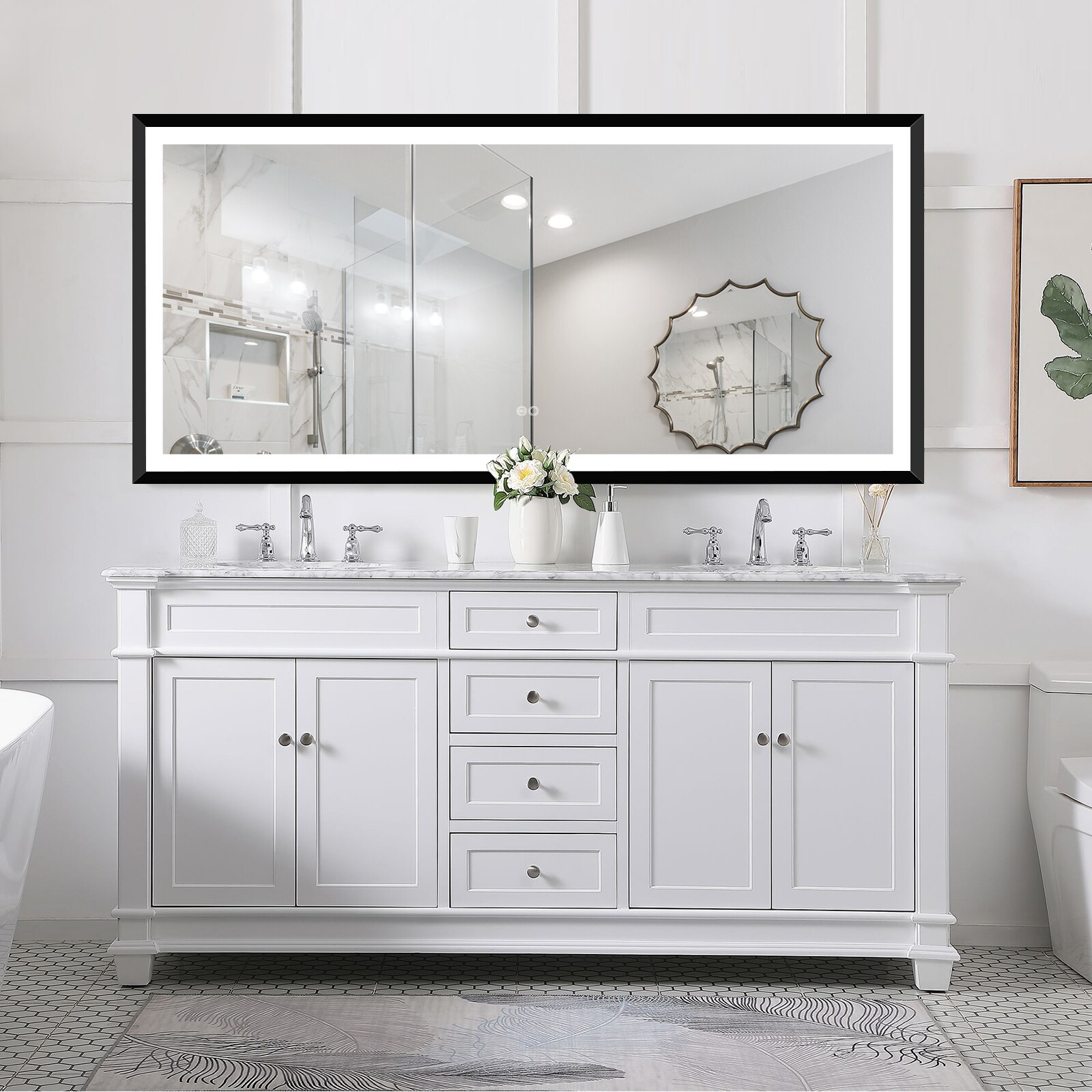 Forclover MRW-6F6028MB Framed-Bath-Mirrors - View #19
