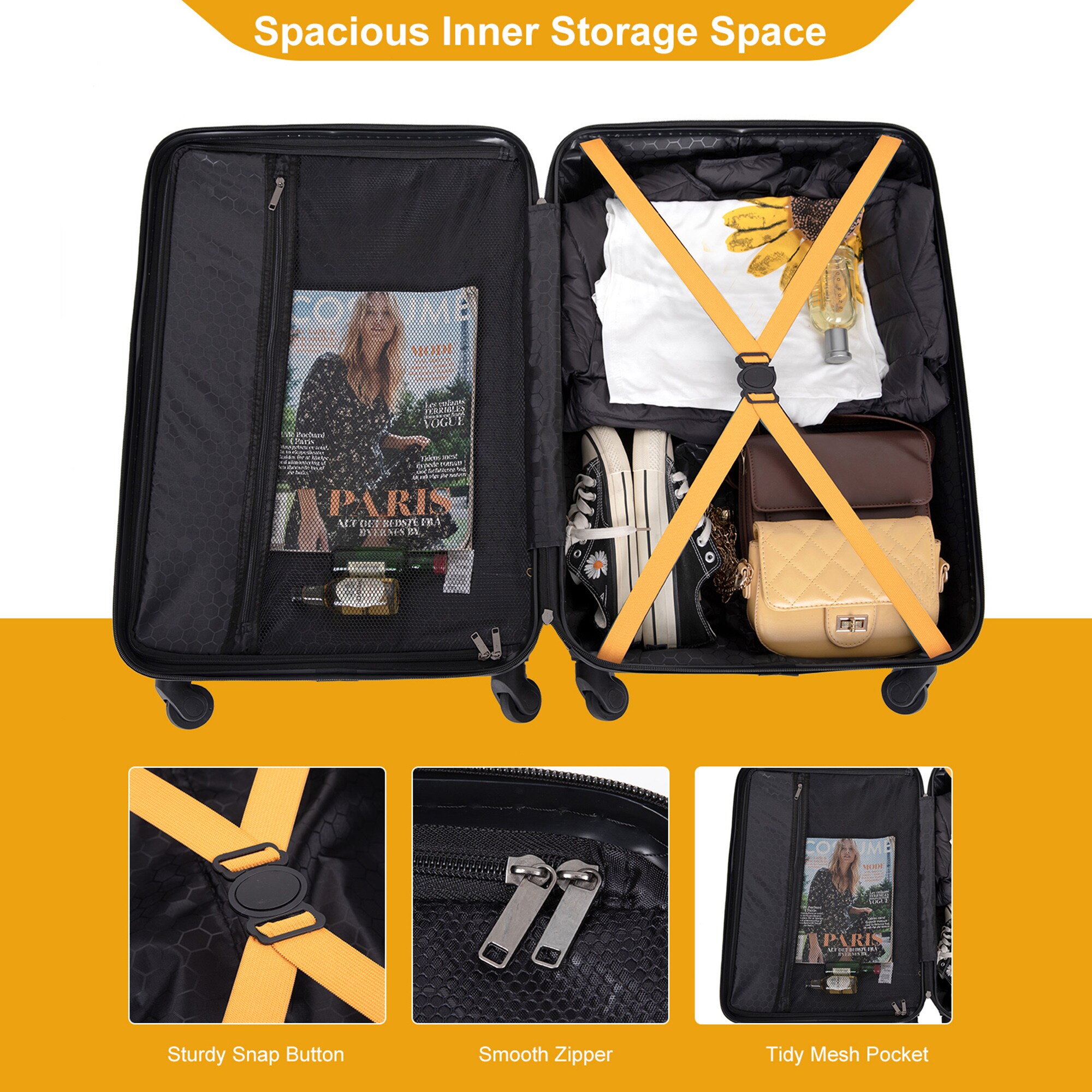 SINOFURN SYD9400013OR Luggage-And-Luggage-Sets - View #5