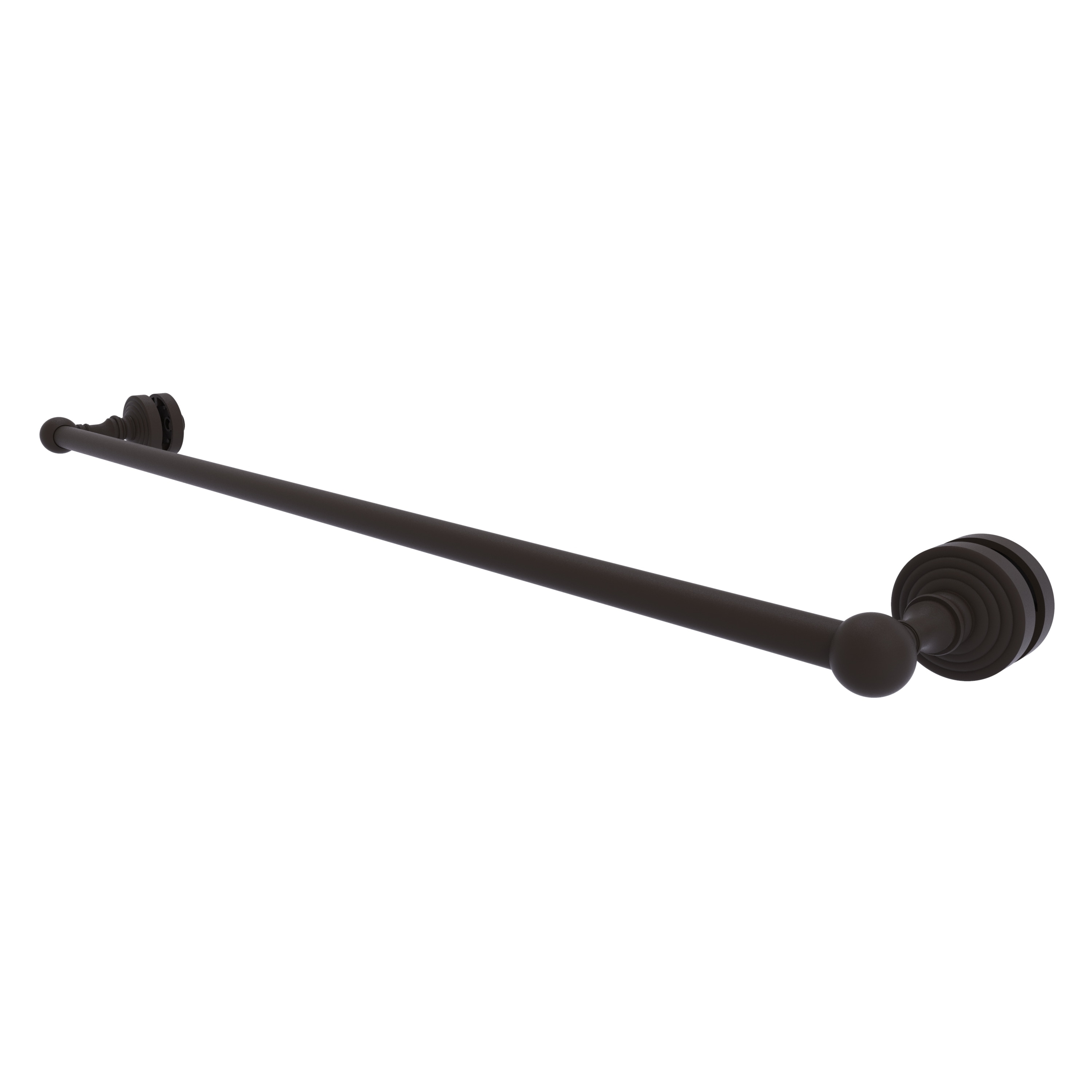 Allied Brass WP-41-SM-30-ORB Waverly Place 30-in Oil-rubbed bronze Wall mount Single Towel Bar