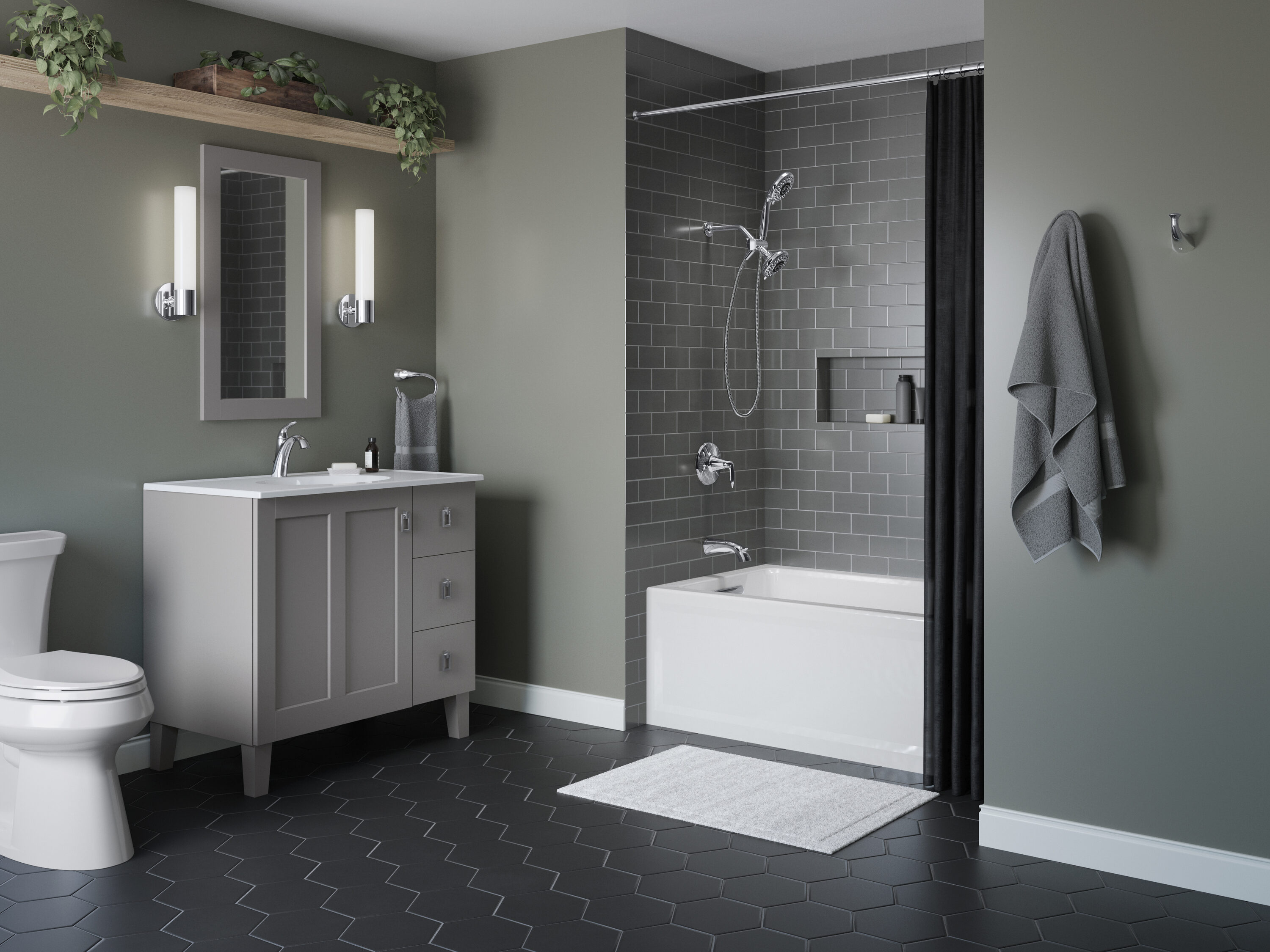KOHLER TS45110-4-CP Bath-Shower-Facc - View #4