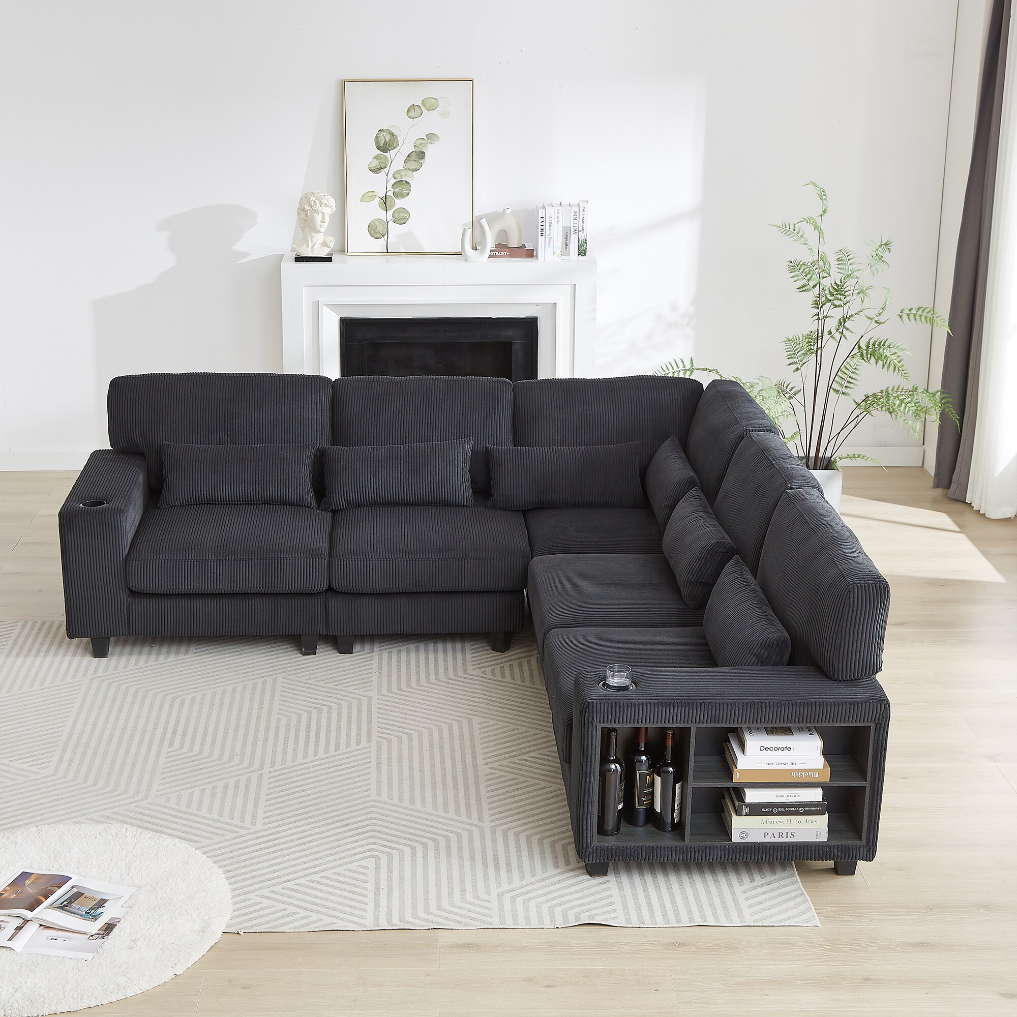 SINOFURN SYA020312BK Sofas-Loveseats - View #8