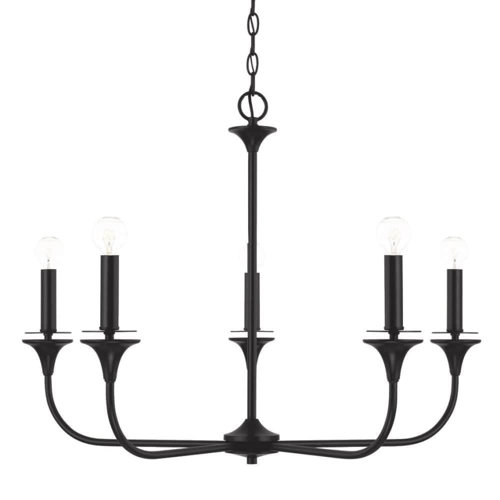 Capital Lighting  448951 Presley 5 Light 31 Inch Wide Candle Style Chandelier