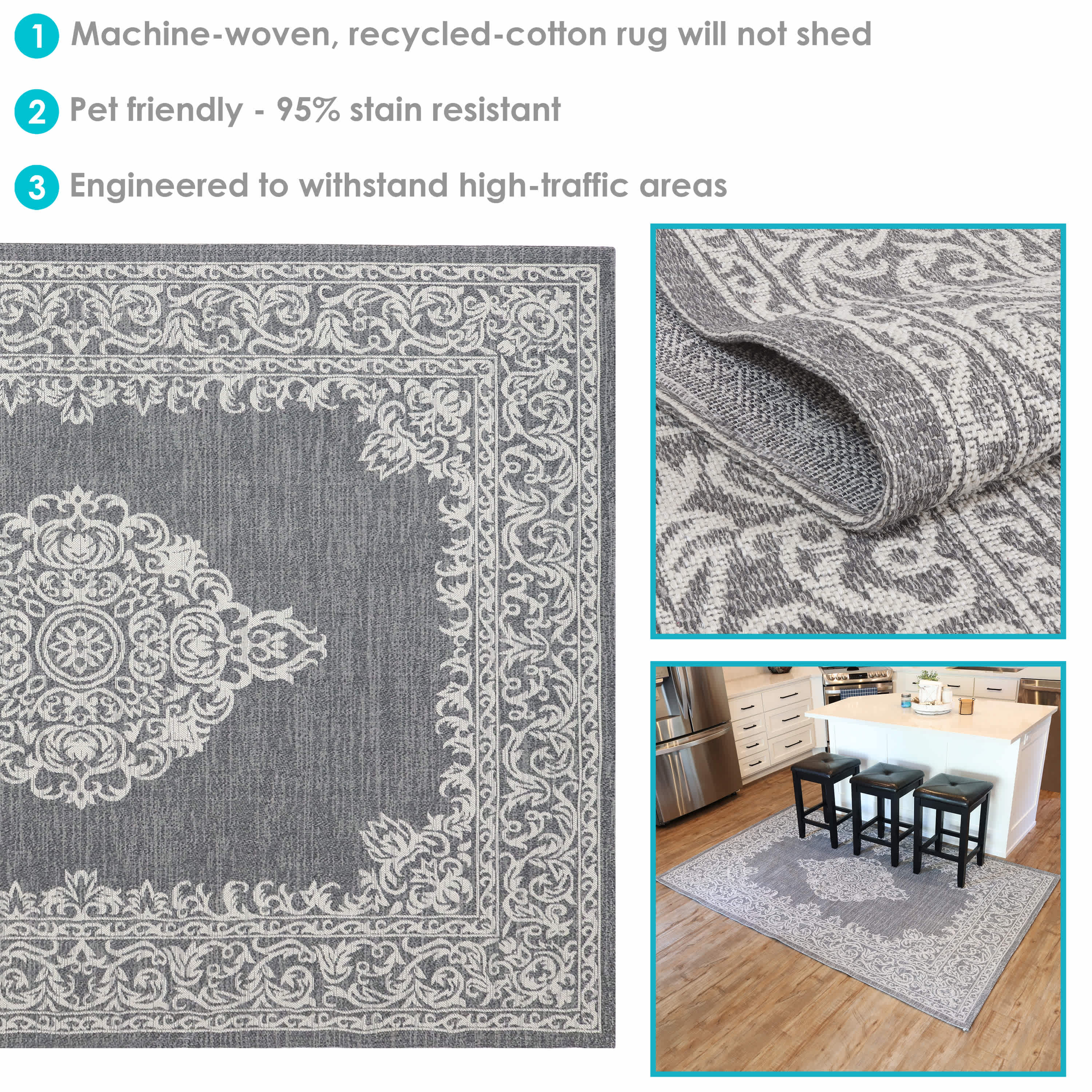 Sunnydaze Decor GMR-363 rugs - View #2