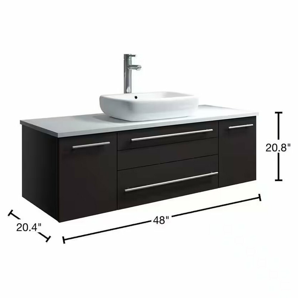 Fresca FCB6148ES-VSL-CWH-V Bath-Vanity-Combo - View #15