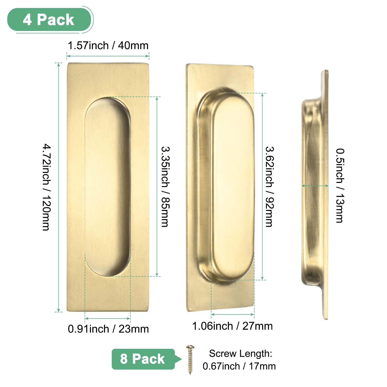 Unique Bargains S26081000UX6170 Cabinet-Pulls - View #3