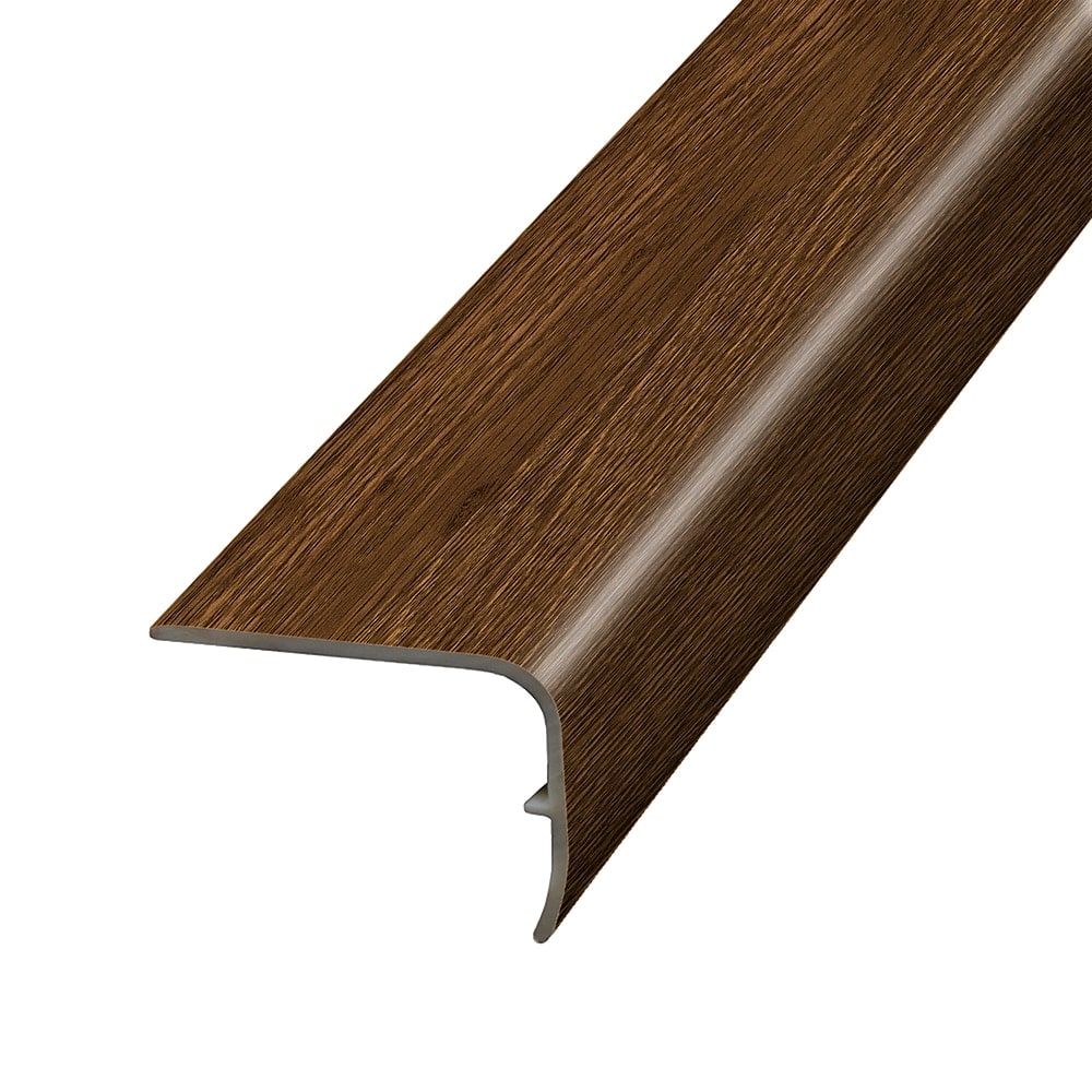 Project Source 1.88-in x 78.7-in x 1.32-in Royal Prefinished Vinyl Overlap Stair Nosing #VSNPL-04561