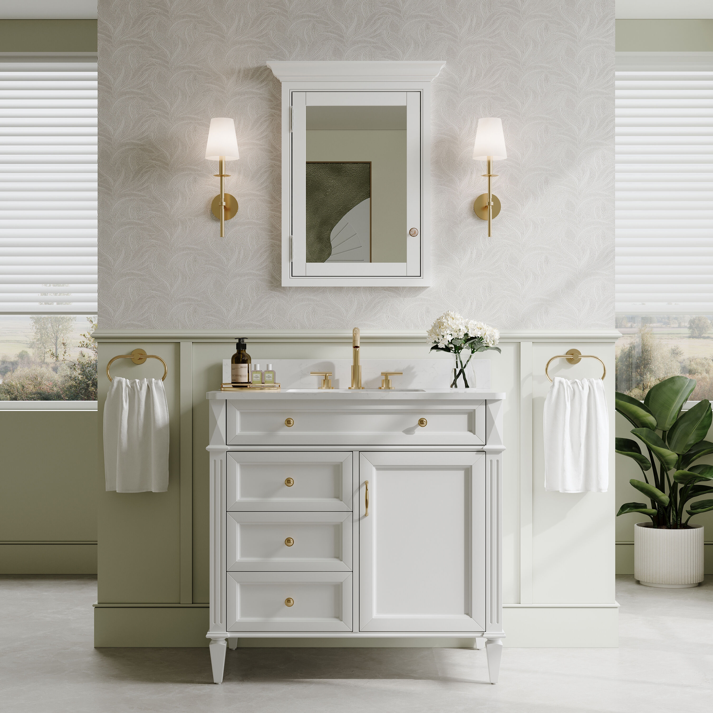 WELLFOR EXMC2030RD Bathroom-Medicine-Cabinets - View #9