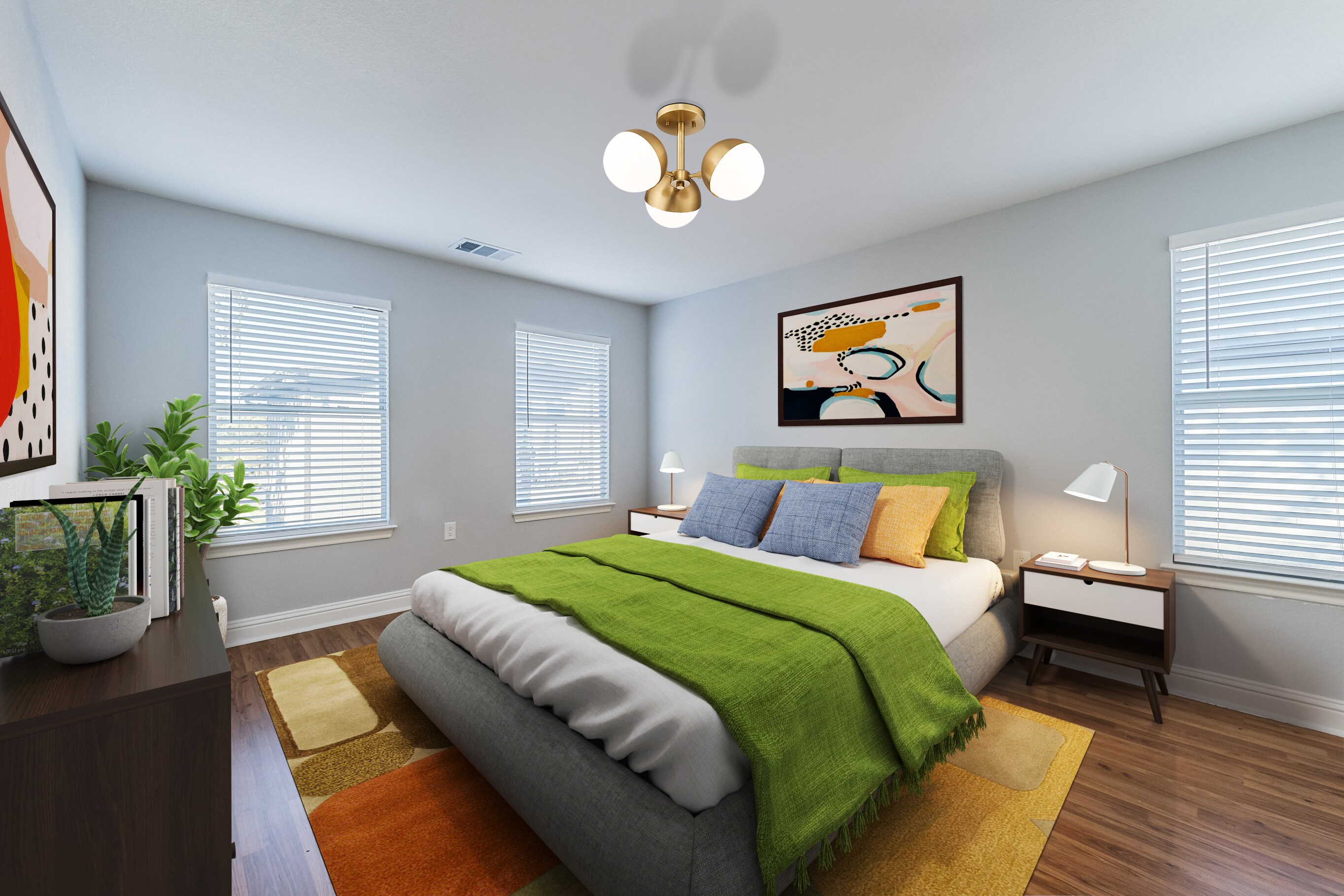 Z-Lite 7517-3SF-MGLD flushmounts - View #2