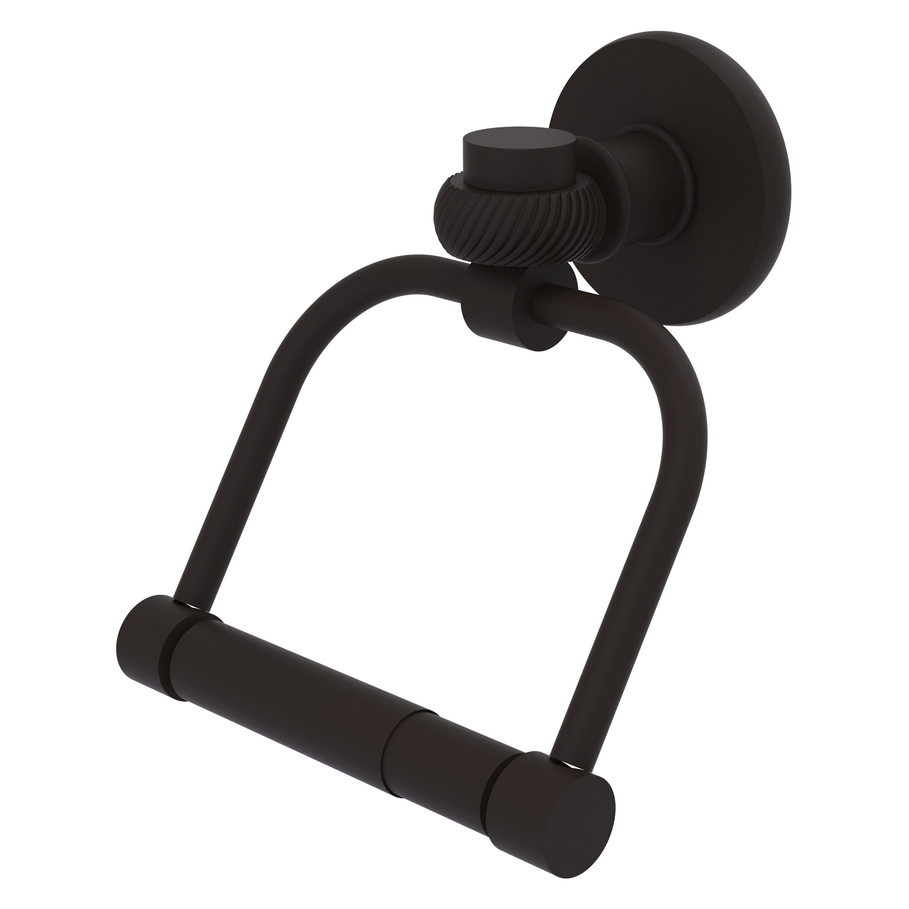 Allied Brass 2024T-ORB Continental Oil-rubbed Bronze Wall mount Double post Toilet Paper Holder 1 -Rolls with Storage
