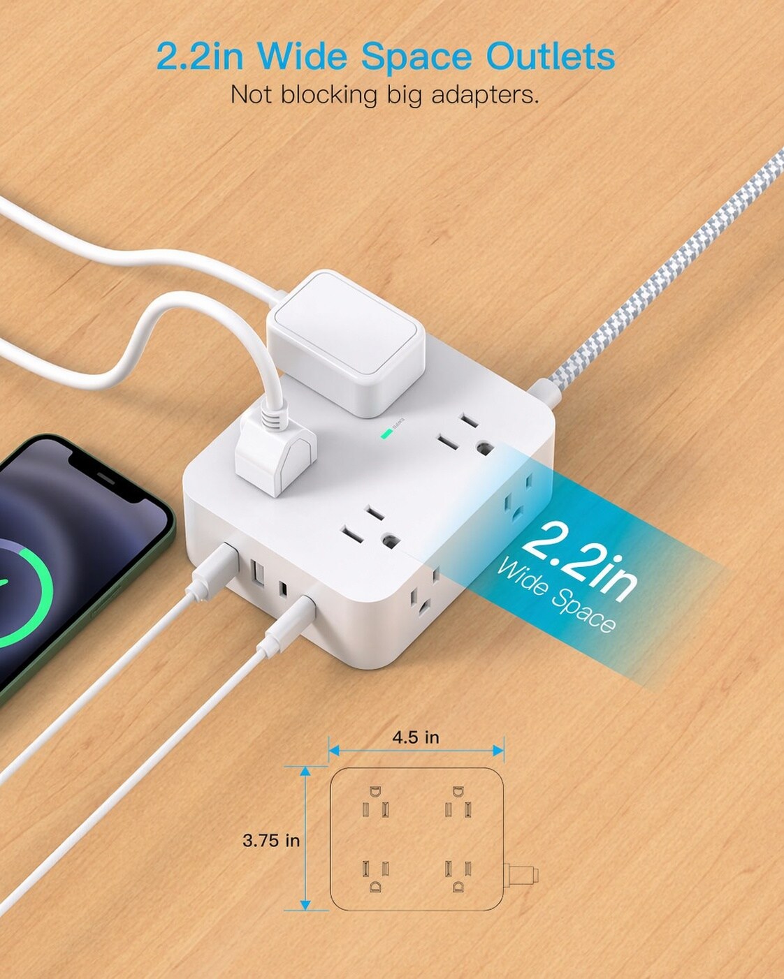 Aoibox LABIKSFI Electrical-Power-Strips - View #5