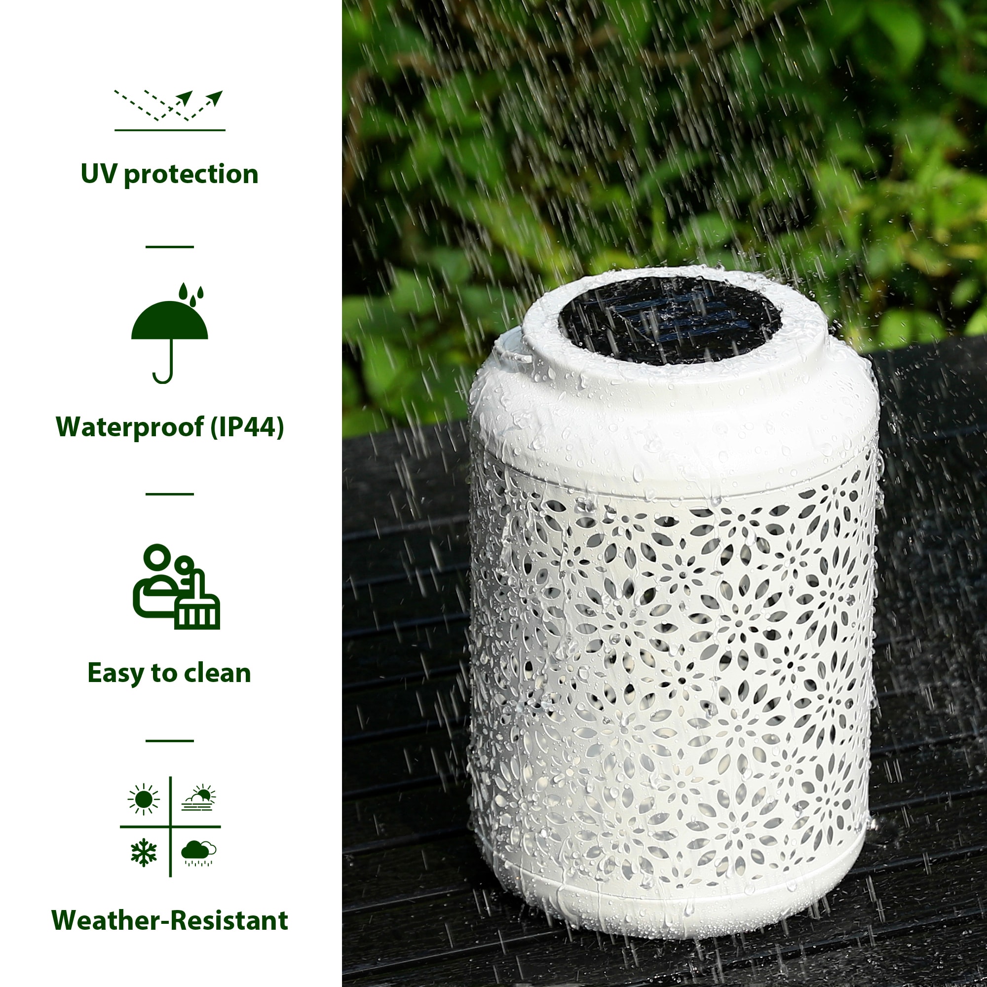 Glitzhome 2023300040 Outdoor-Decorative-Lanterns - View #7