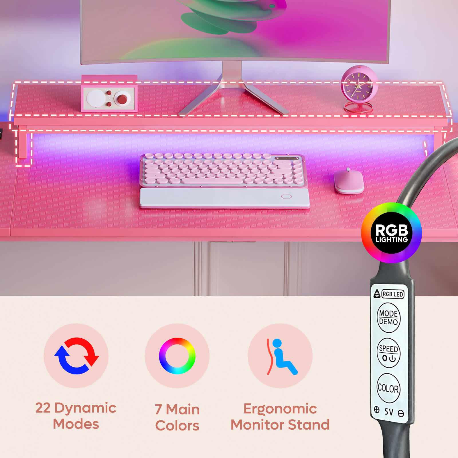 Bestier LOW-H103913SUS-PDCF desks - View #7