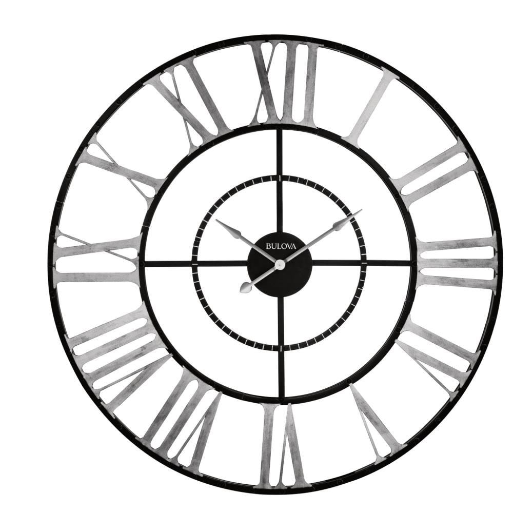 Bulova Zeeland Analog Round Wall Clock in the Clocks department at 