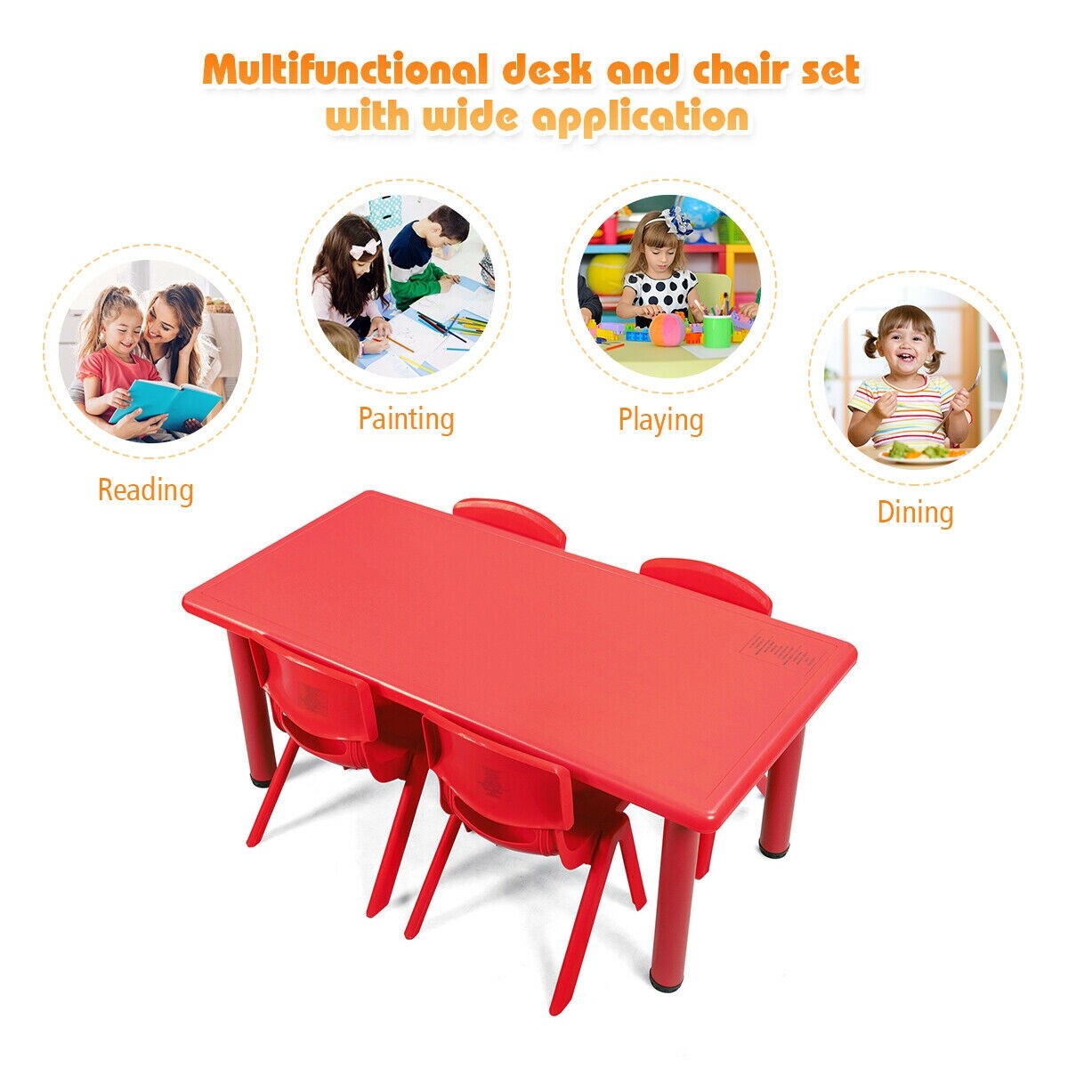 CASAINC WF-HYSN-64567RE Kids-Play-Tables - View #6