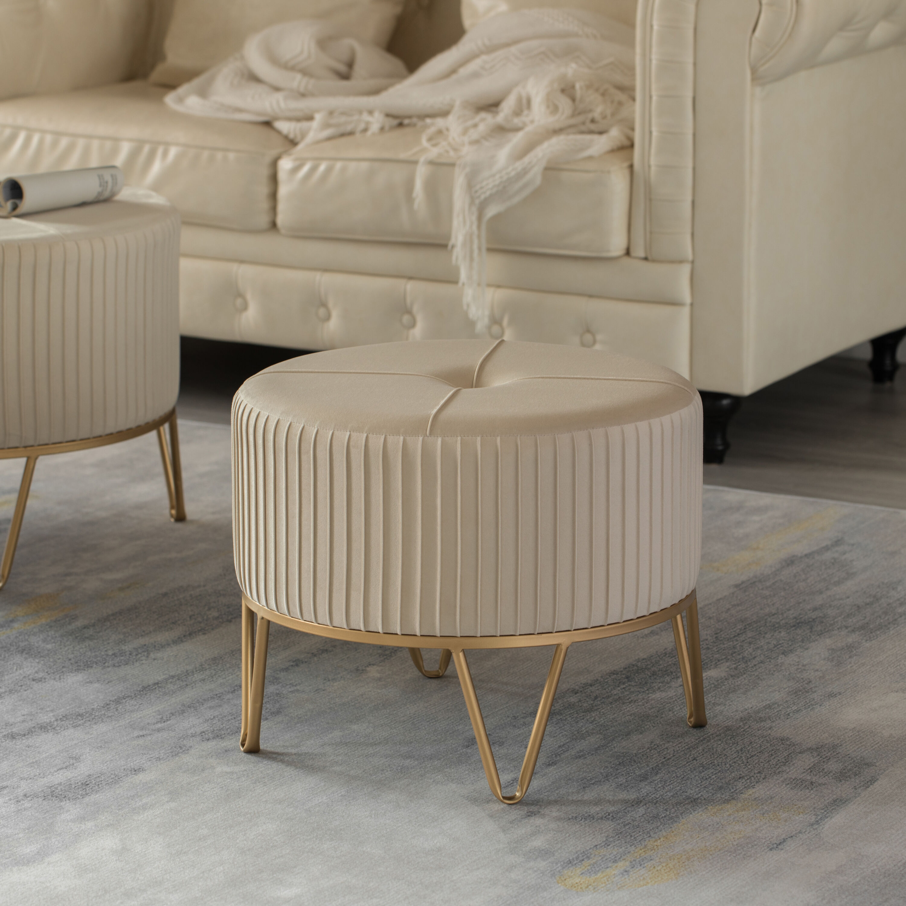 FABULAXE QI004324.CM.M Indoor-Ottomans - View #4