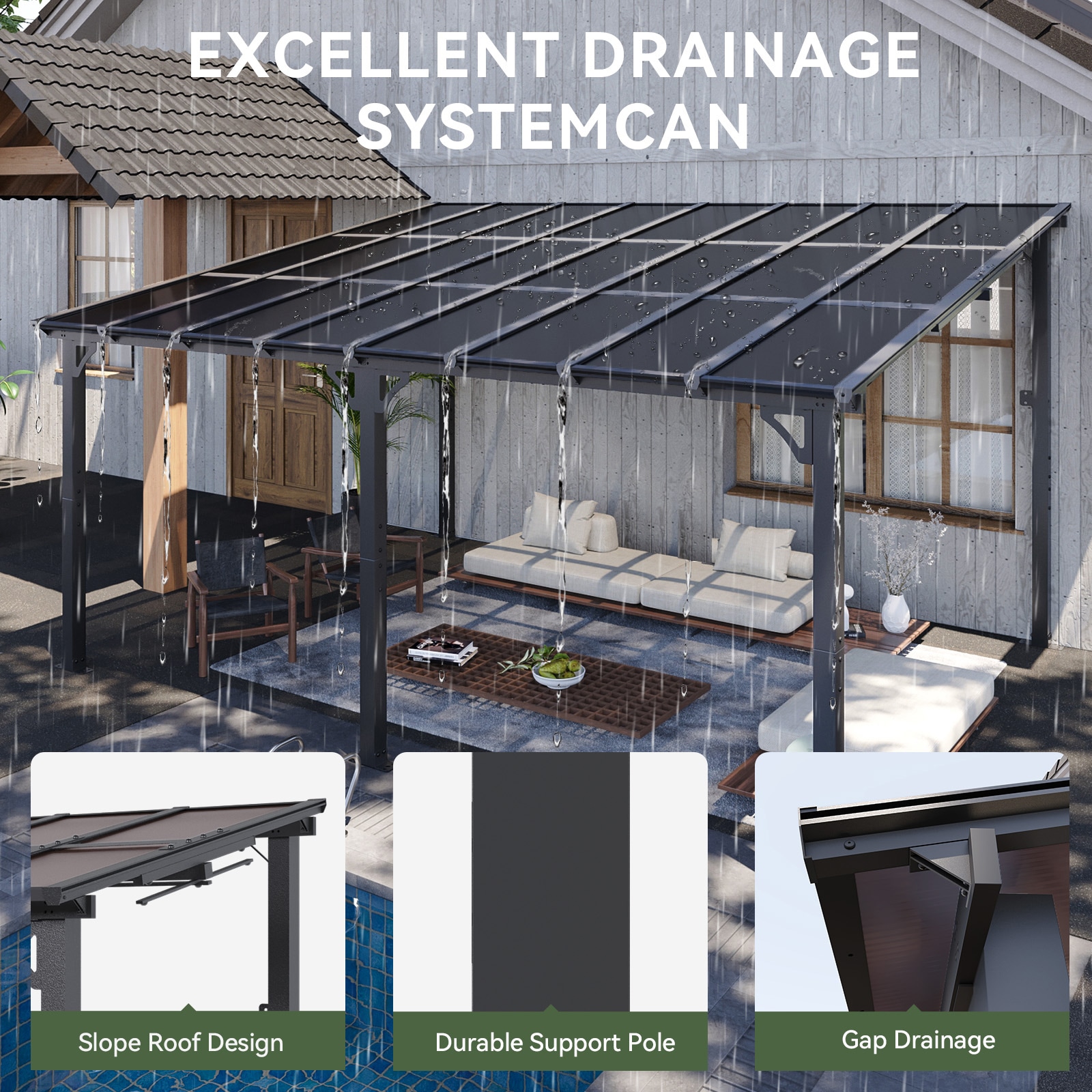 AOXUN SG402BK04ABC Pergolas-2 - View #4