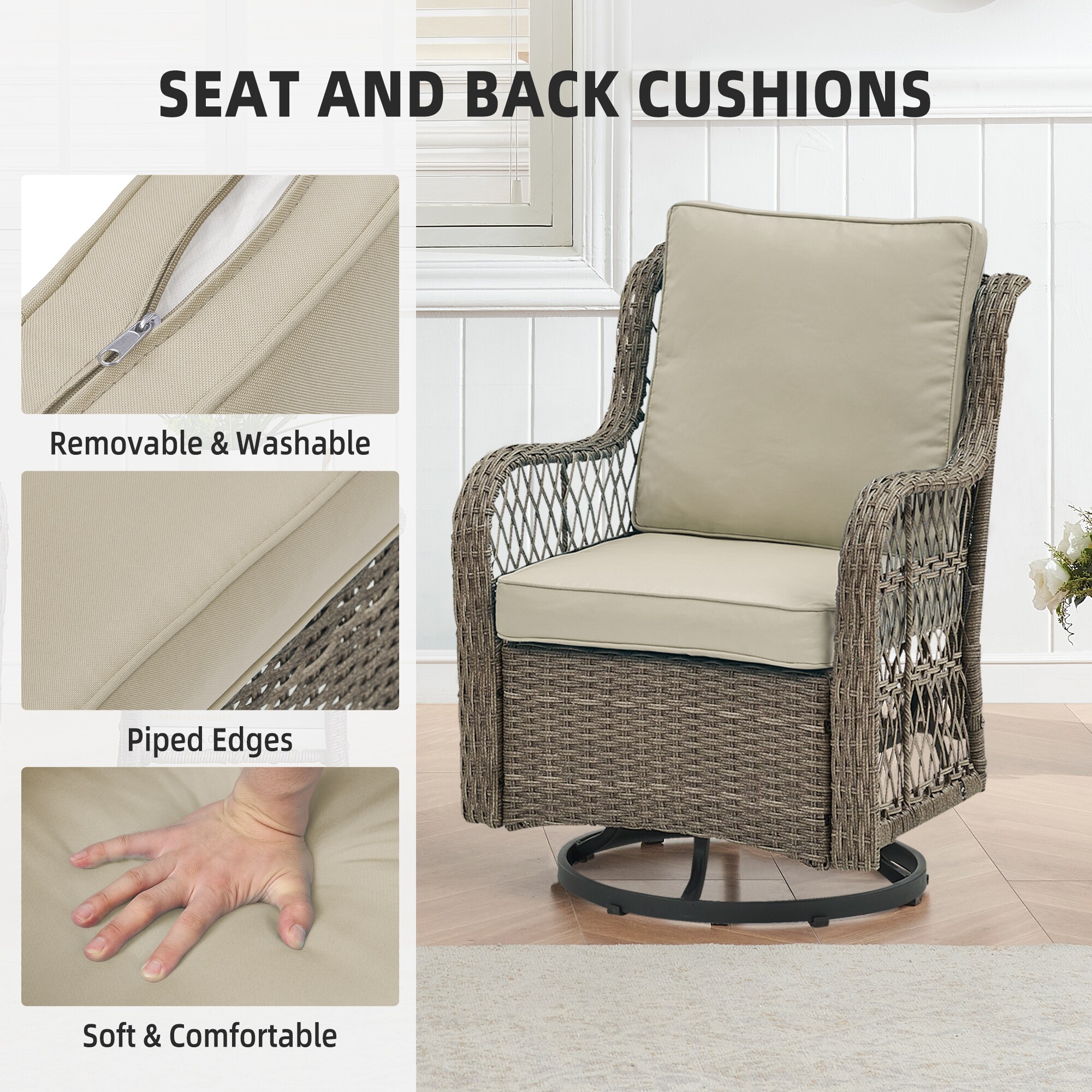 GarveeLife 89A7-B3GL57037 Patio-Chairs - View #5