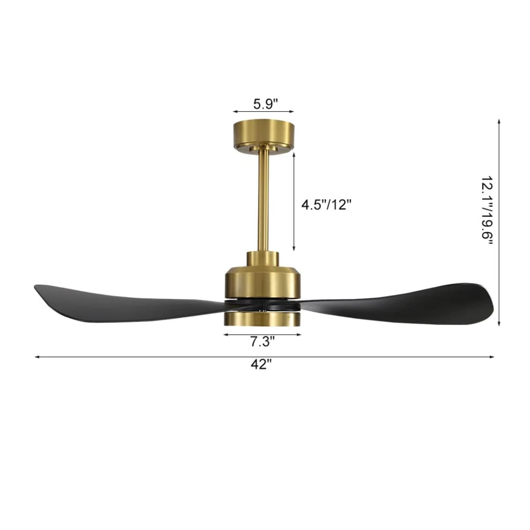 MLIAN WBCF-BS168-GB Ceiling-Fans - View #3