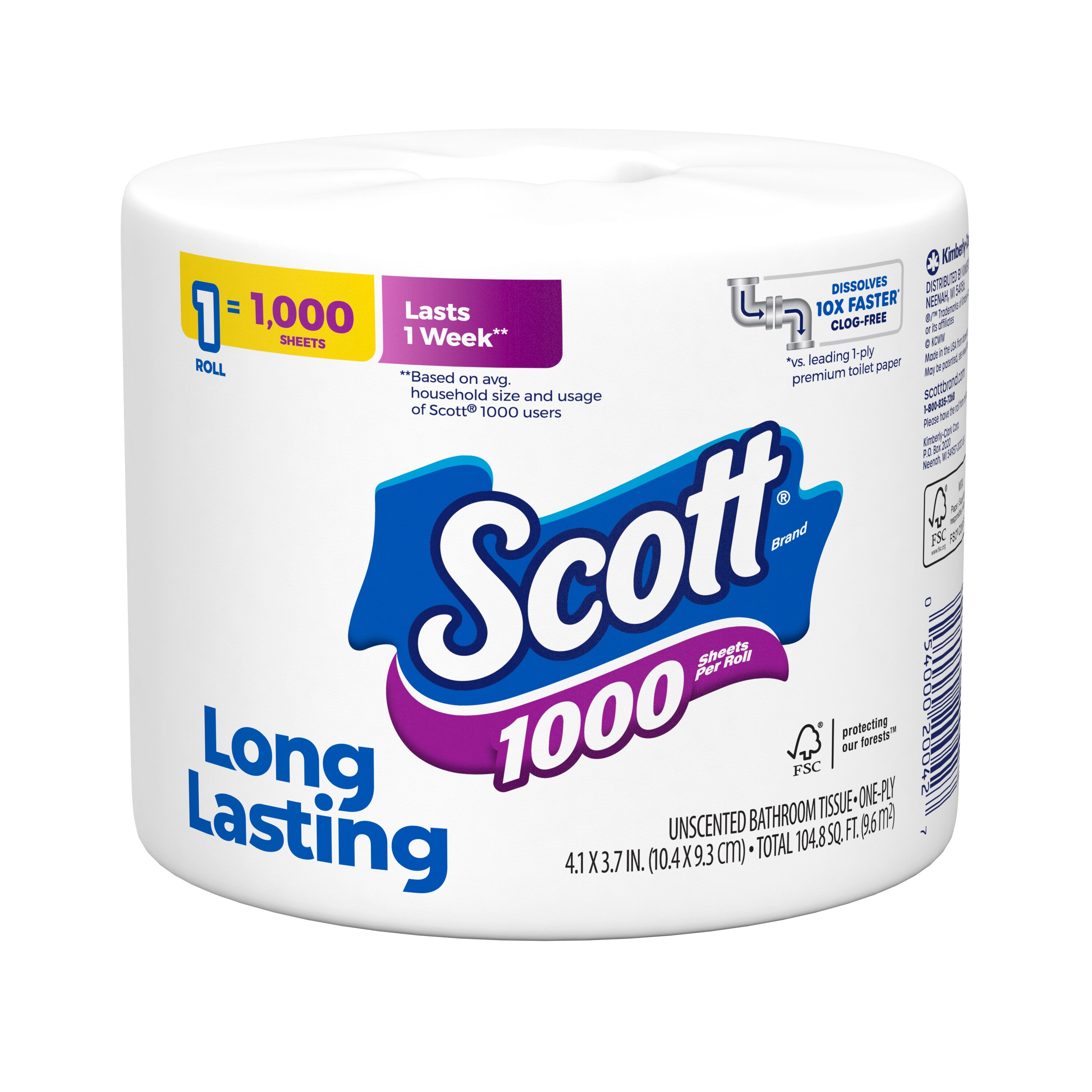 Scott Septic-Safe, 1-Ply Toilet Tissue